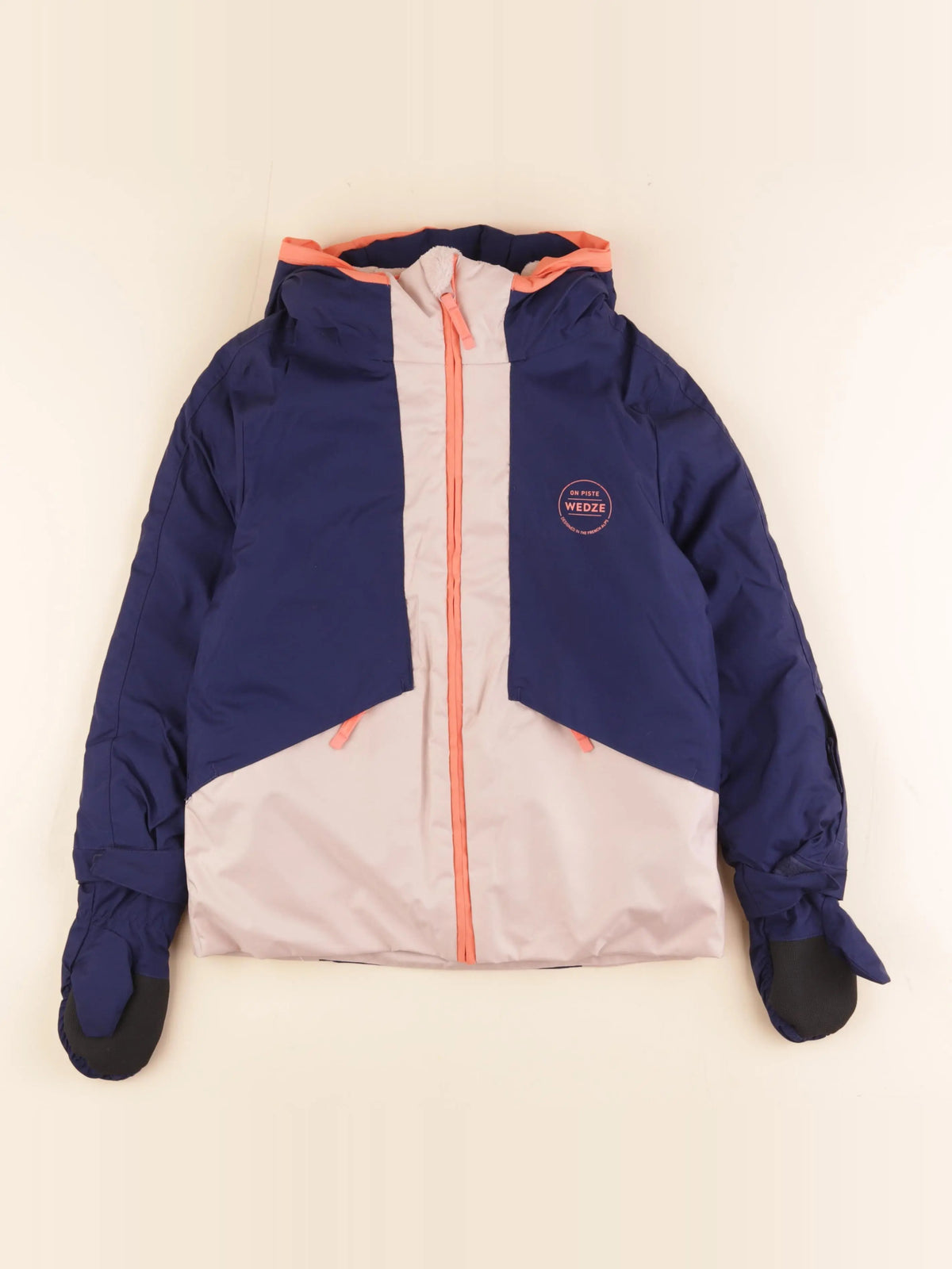 Decathlon ski - manteau de ski bleu - 5/6 ans