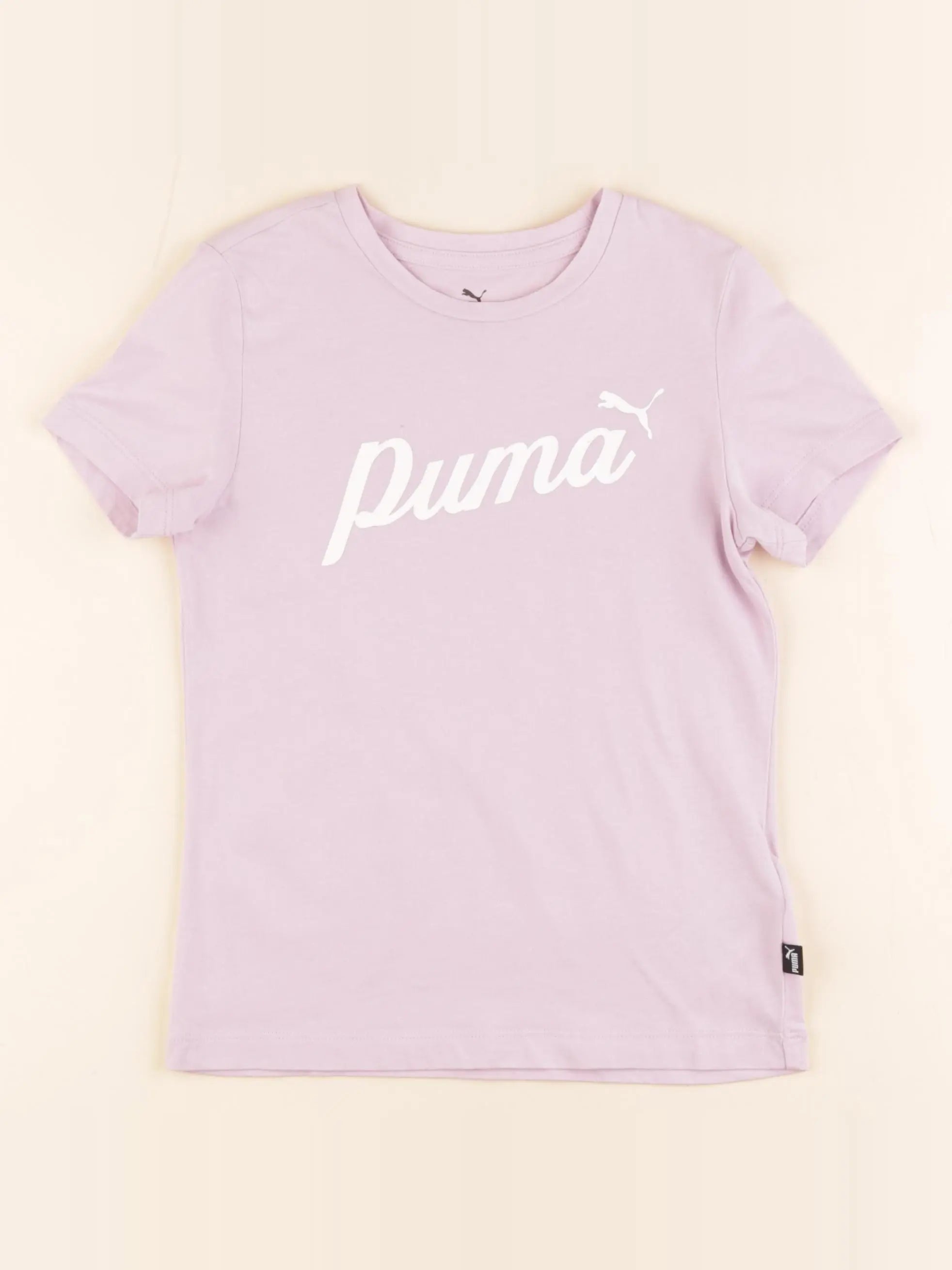 Puma - tee-shirt rose - 7/8 ans