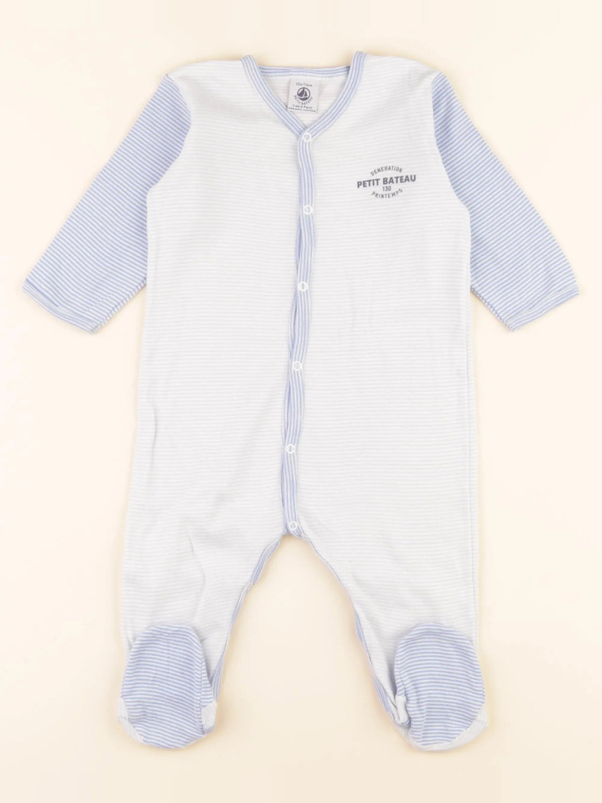 Pyjama coton bleu
