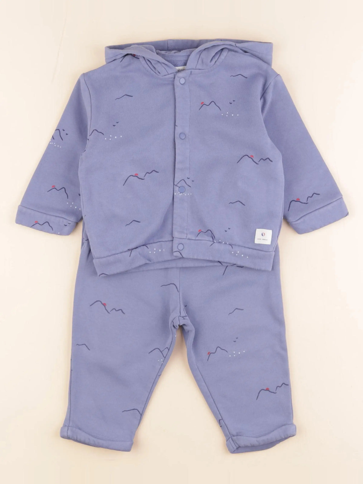 Absorba - ensemble bleu - 12 mois