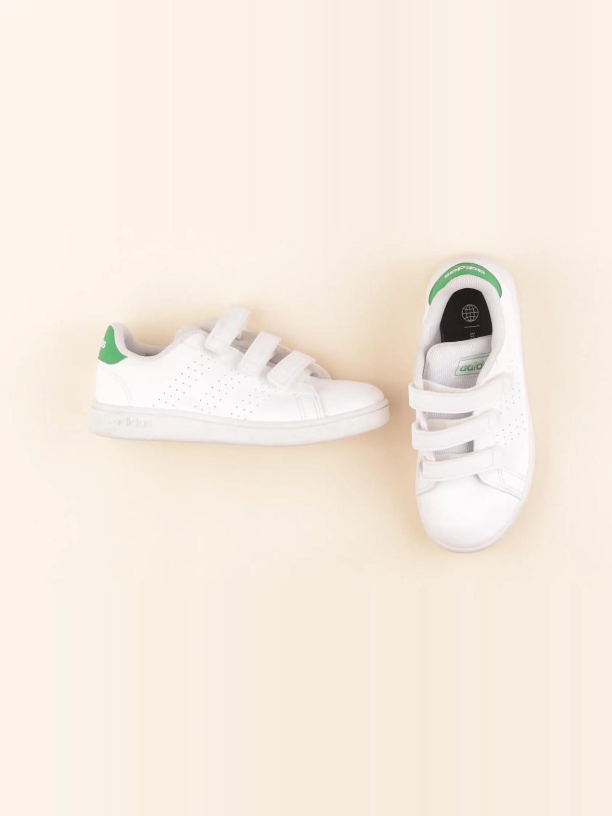 Adidas - baskets blanc - pointure 30
