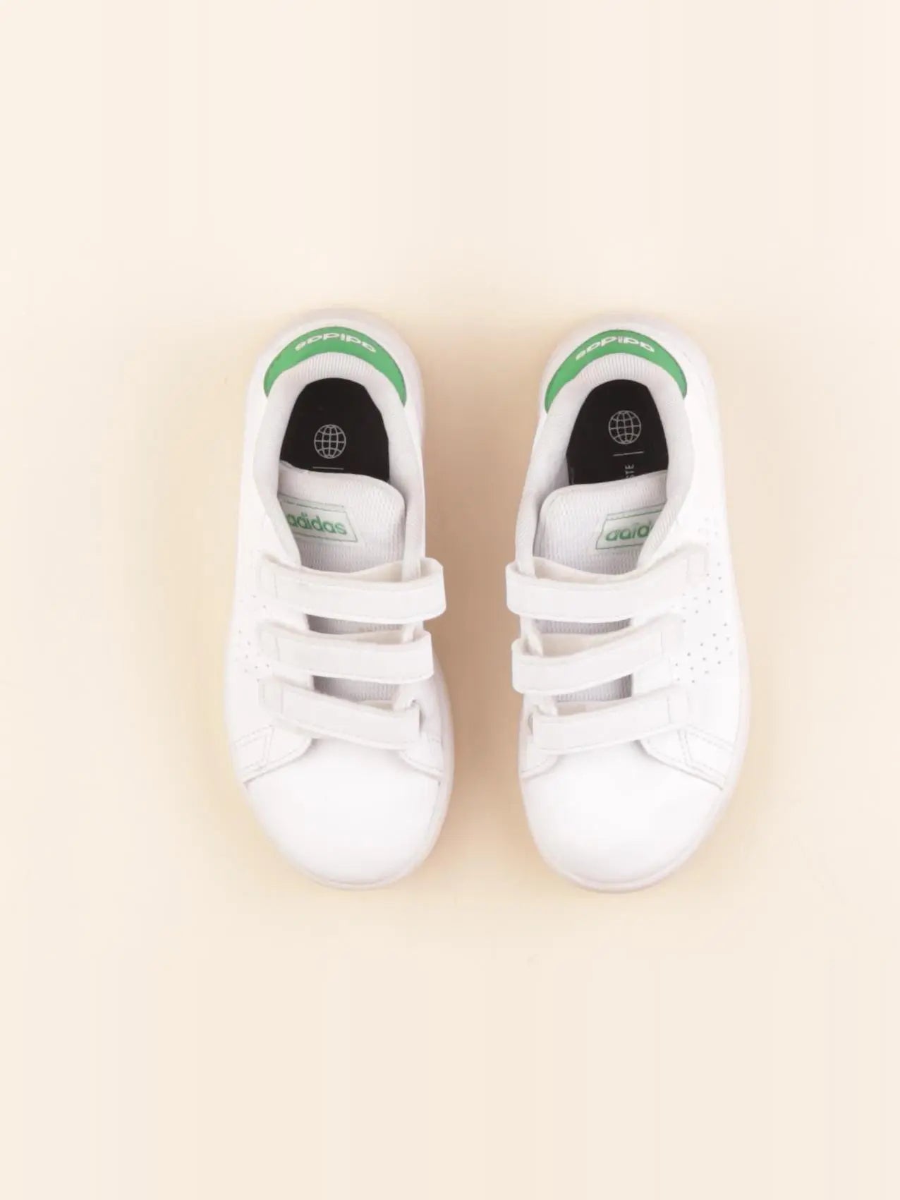 Adidas - baskets blanc - pointure 30