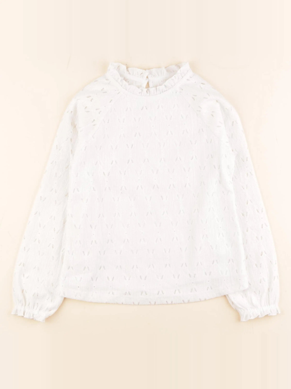 Okaidi - blouse blanc - 8 ans