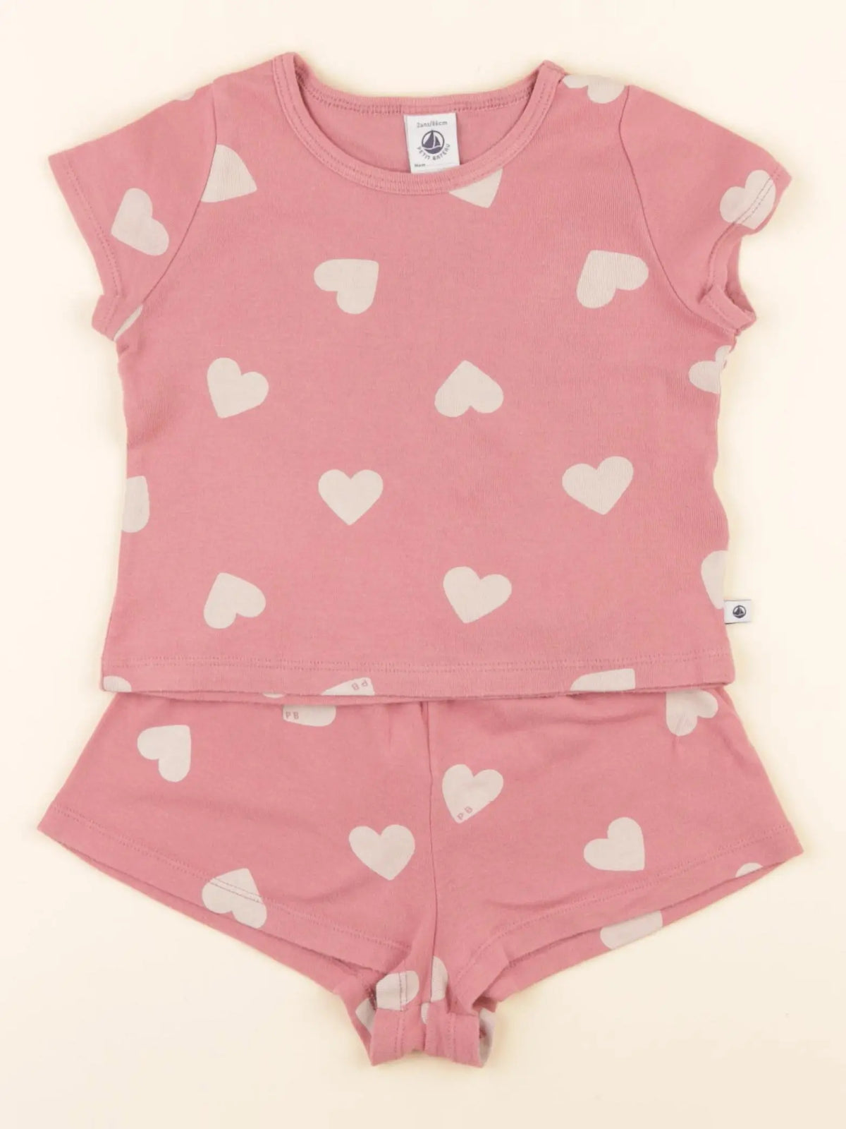 Pyjama coton rose