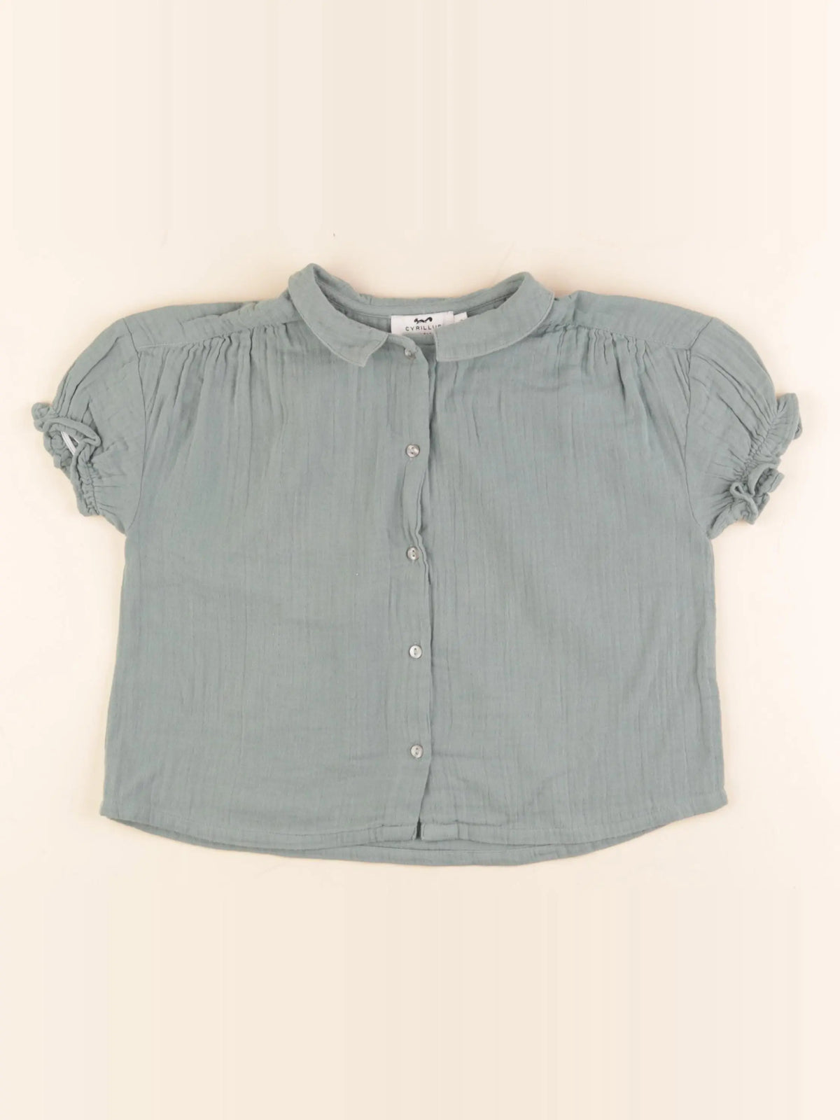 Cyrillus - blouse vert - 6 ans