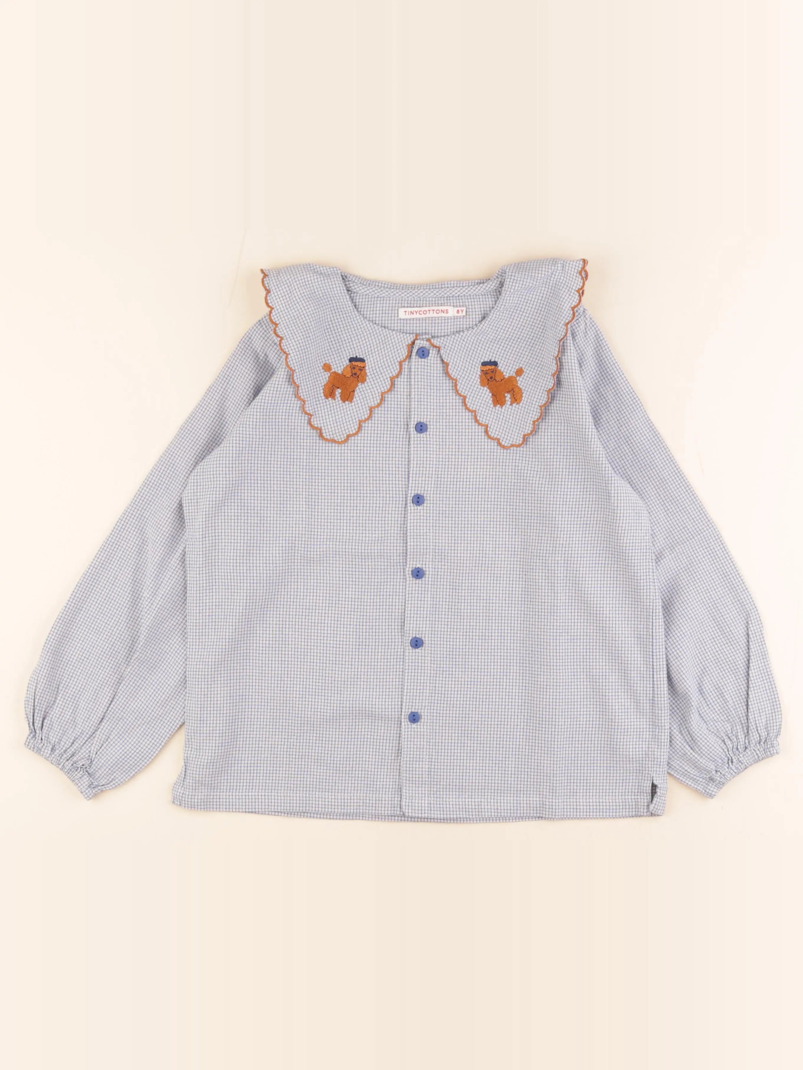 Tiny Cottons - blouse bleu - 8 ans
