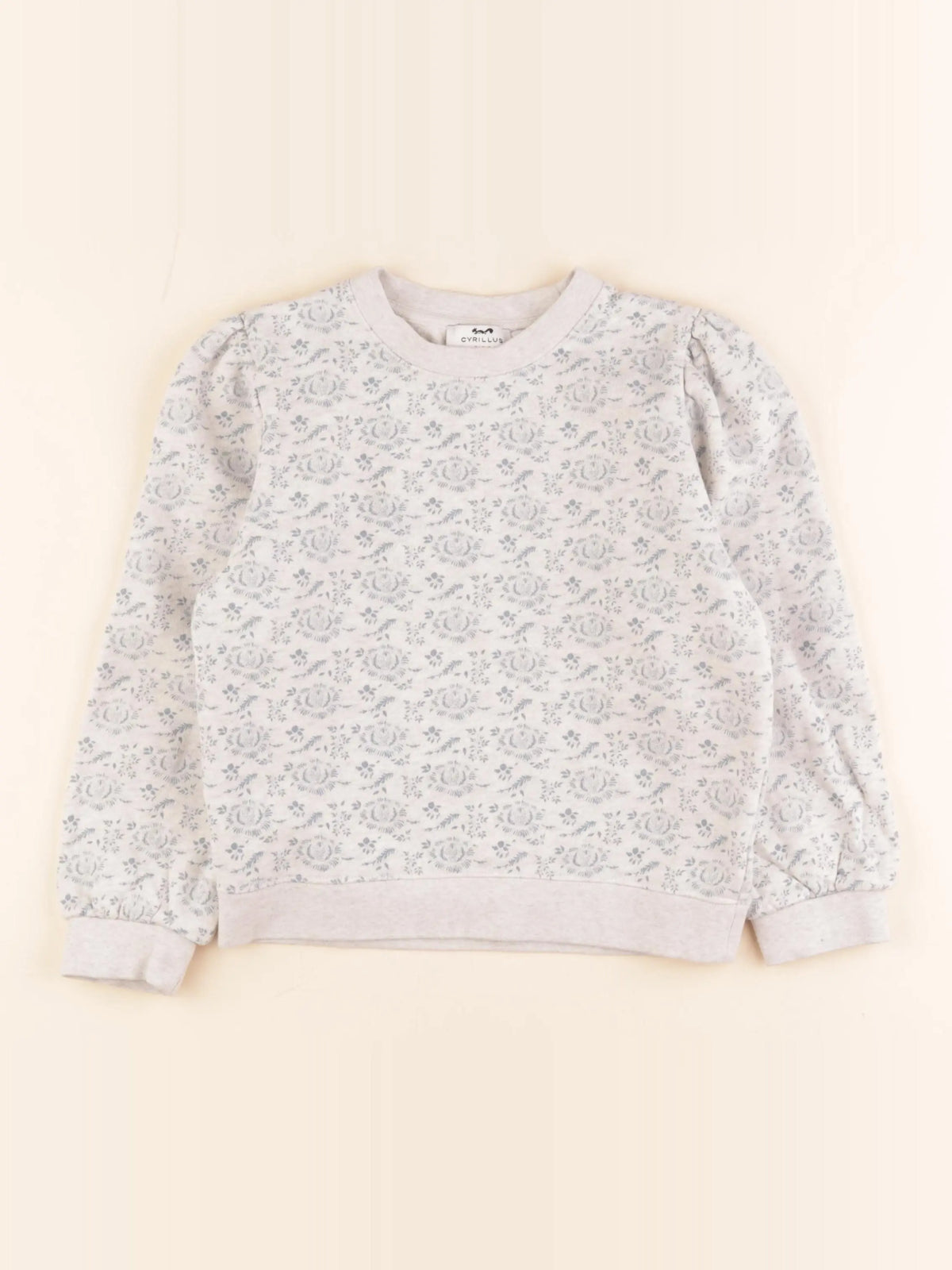 Cyrillus - sweat gris - 8 ans