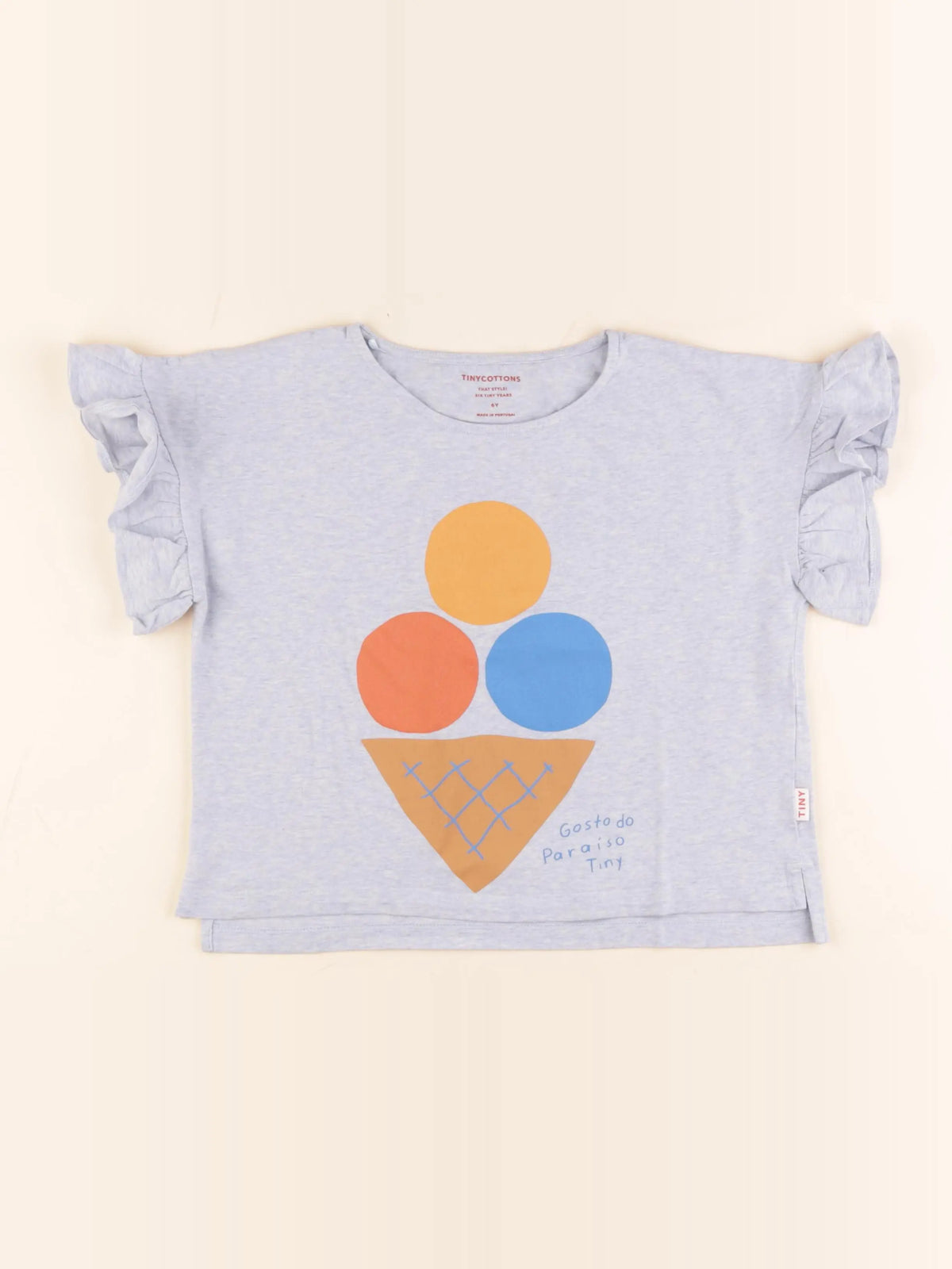 Tiny Cottons - tee-shirt bleu - 6 ans