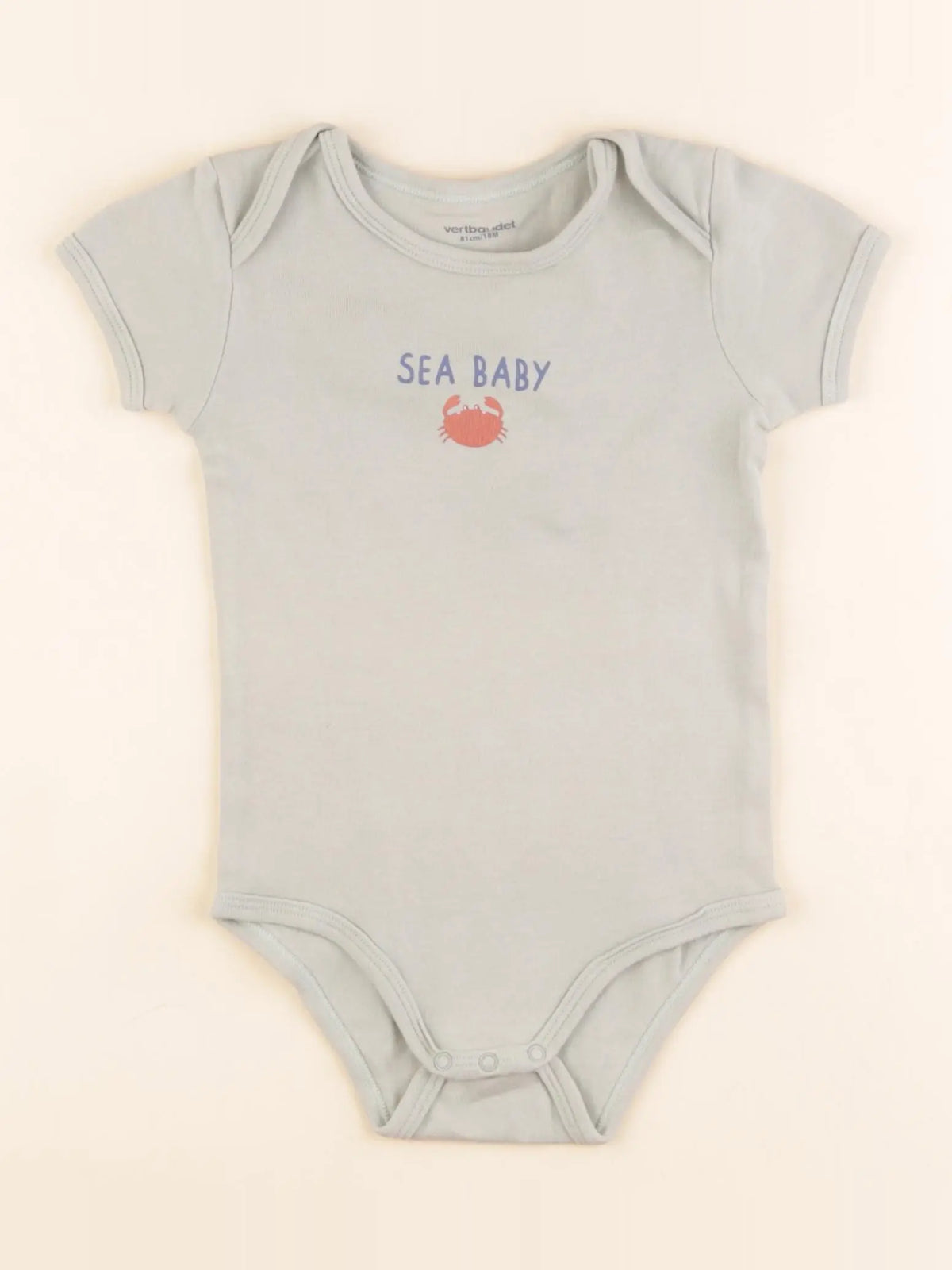Vertbaudet - body vert - 18 mois