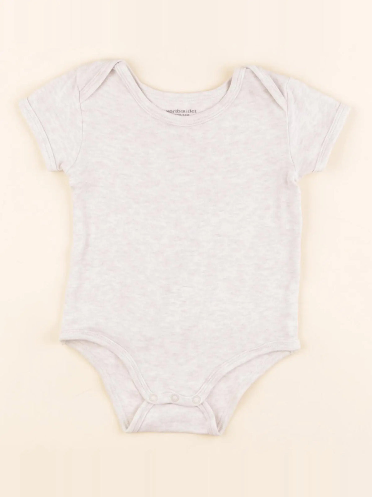 Vertbaudet - body beige - 12 mois