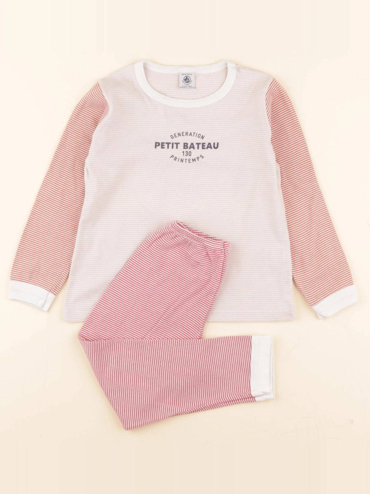 Pyjama coton rose