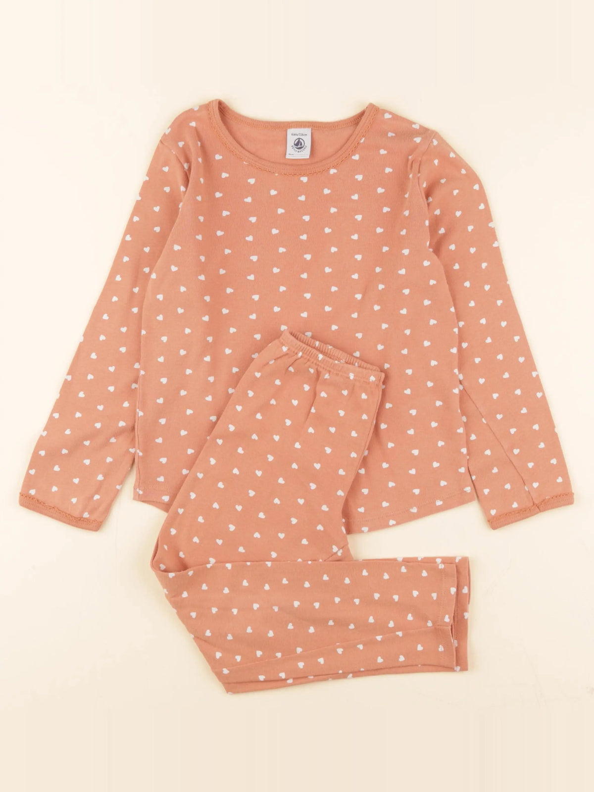 Pyjama coton orange