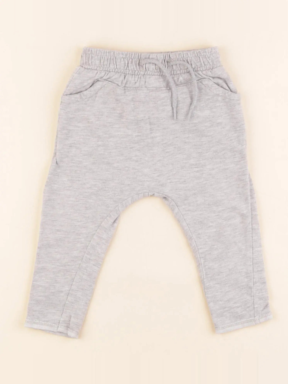 Vertbaudet - sarouel gris - 6 mois