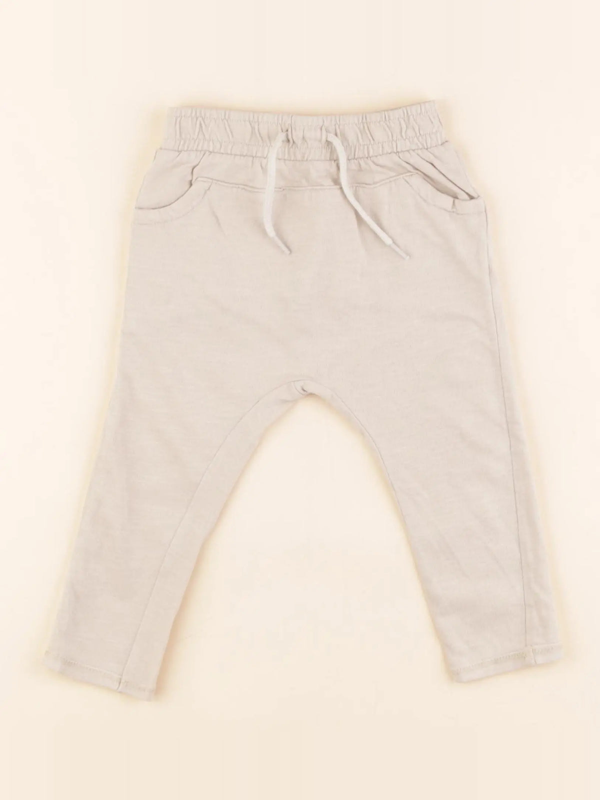 Vertbaudet - sarouel beige - 6 mois