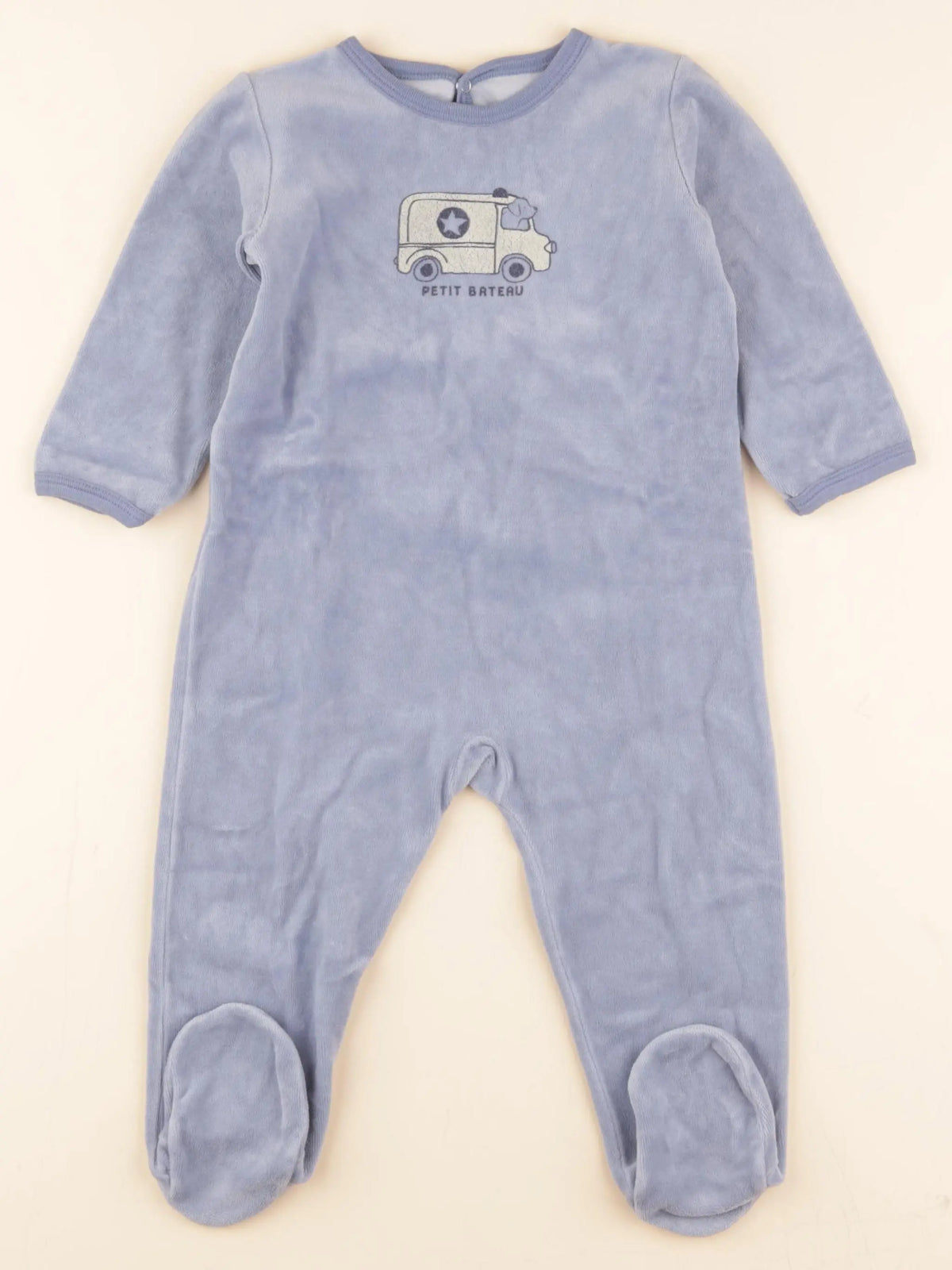 Pyjama velours bleu