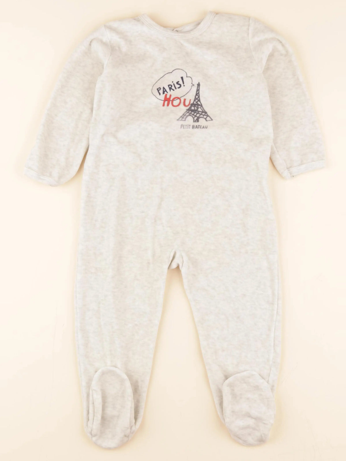 Pyjama velours beige