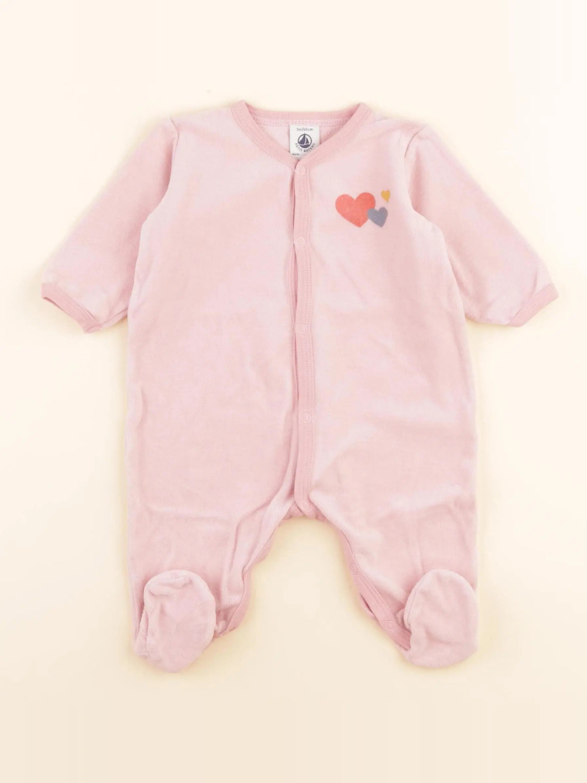 Pyjama velours rose