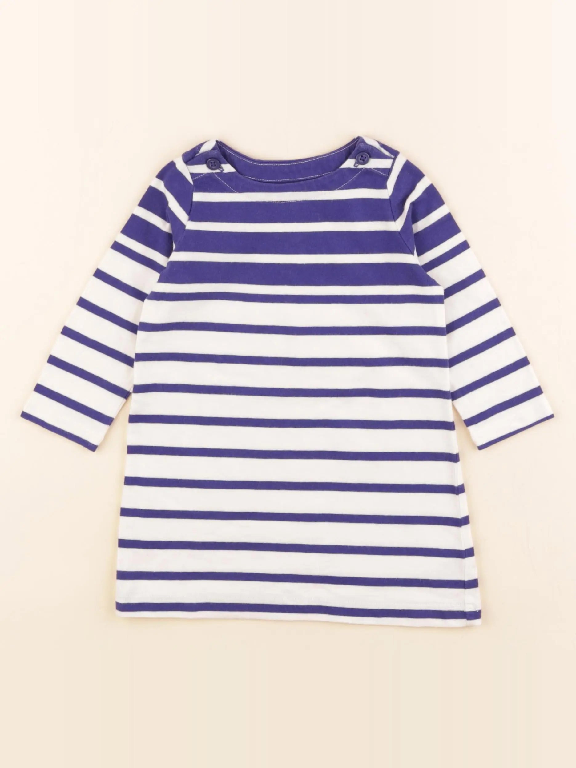 GAP - robe bleu, blanc - 6/12 mois