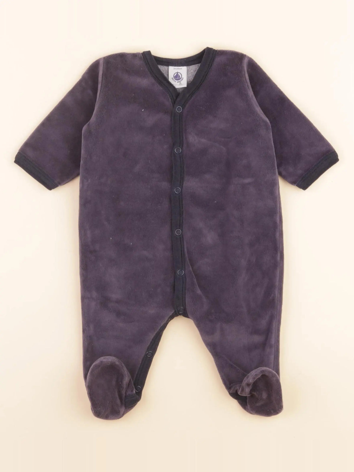 Pyjama velours bleu