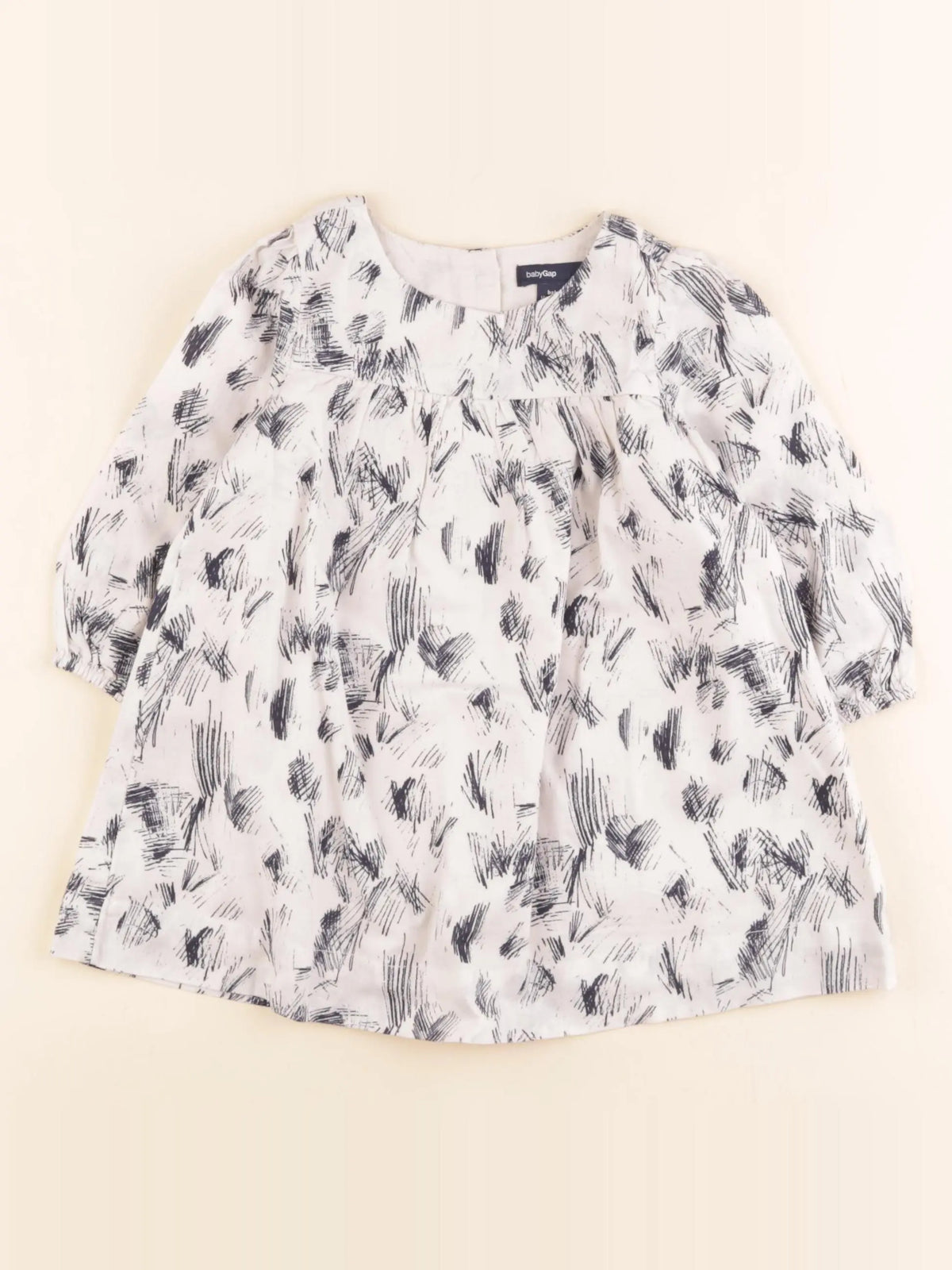 GAP - robe blanc, bleu - 12/18 mois