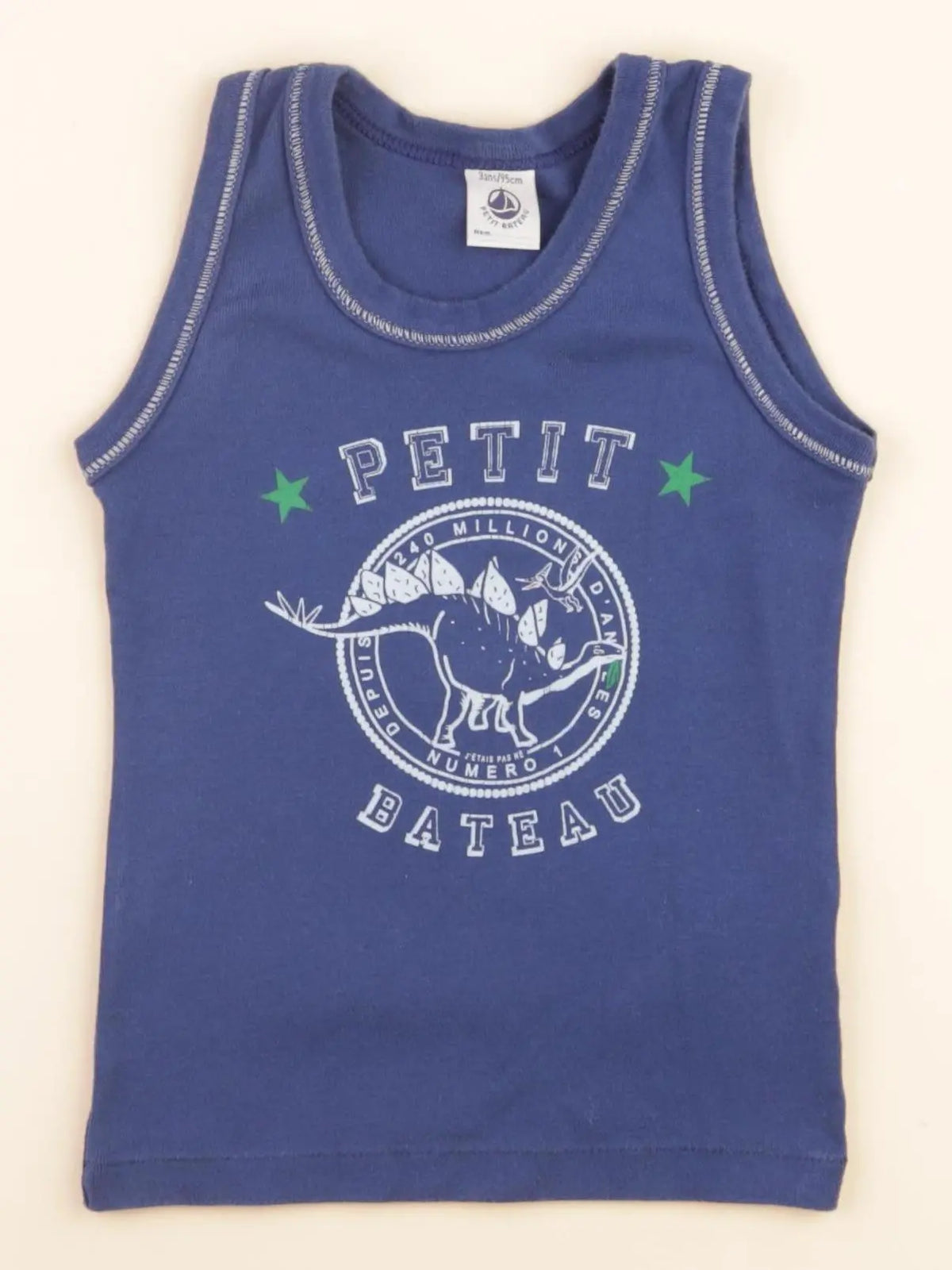 Maillot de corps bleu