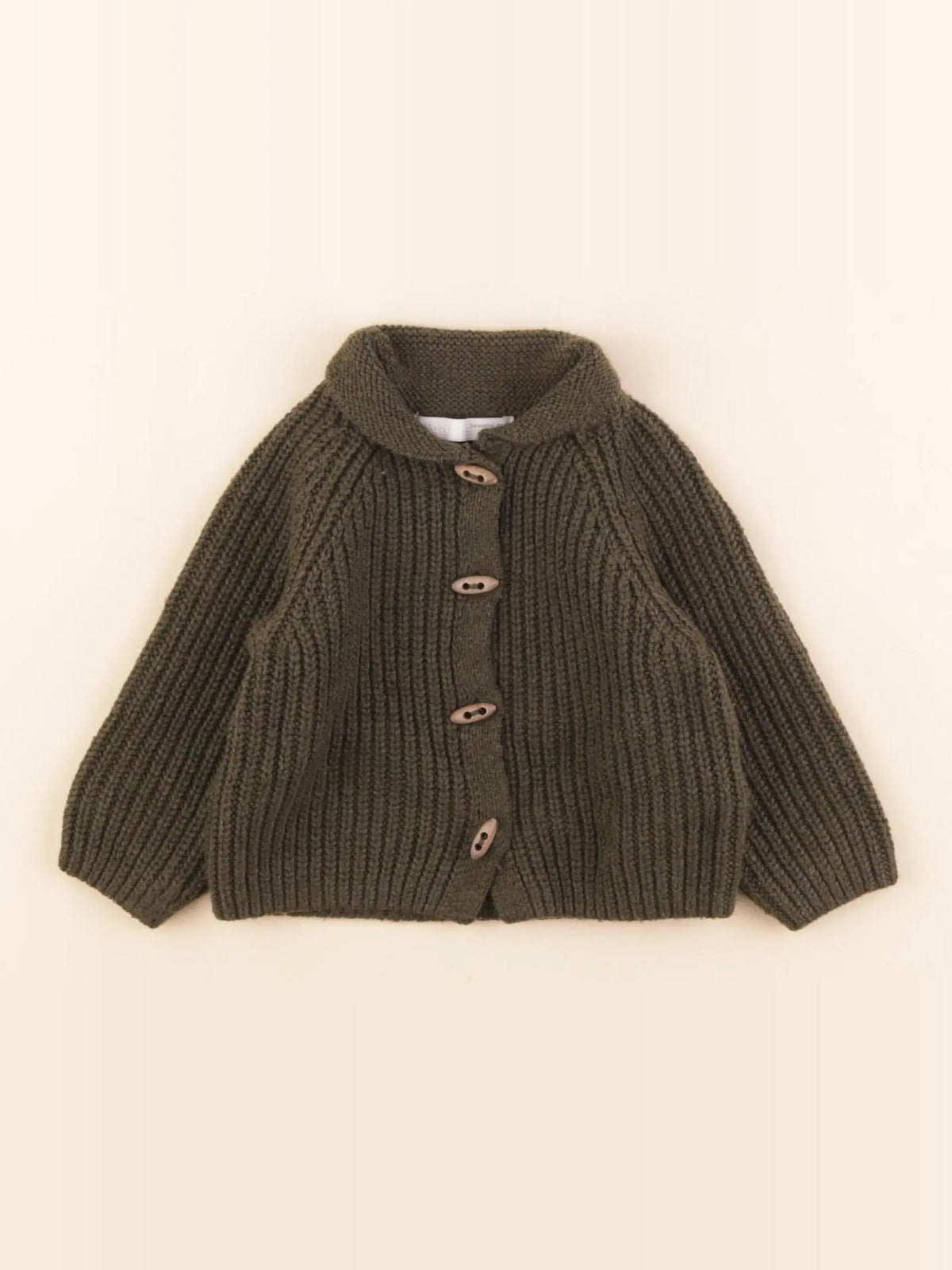 Zara - pull vert - 3/6 mois