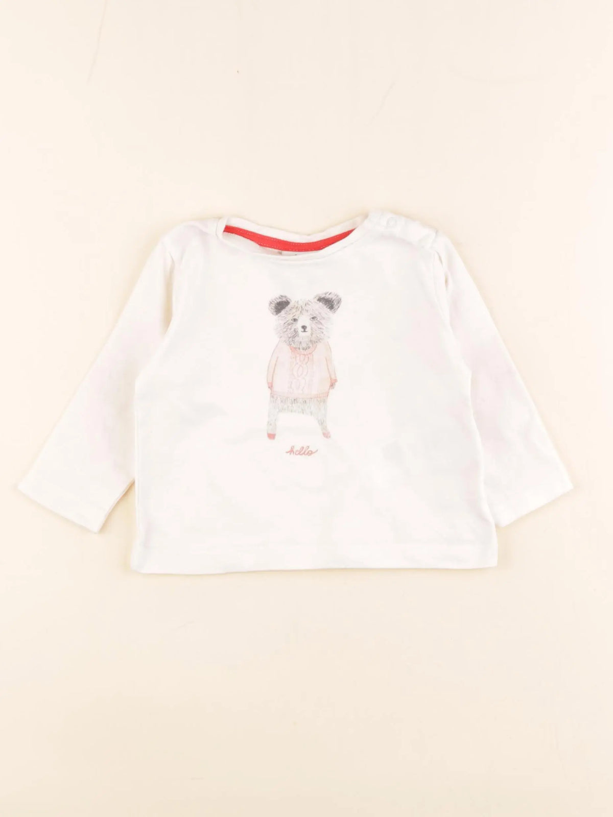 Cyrillus - tee-shirt beige - 9 mois