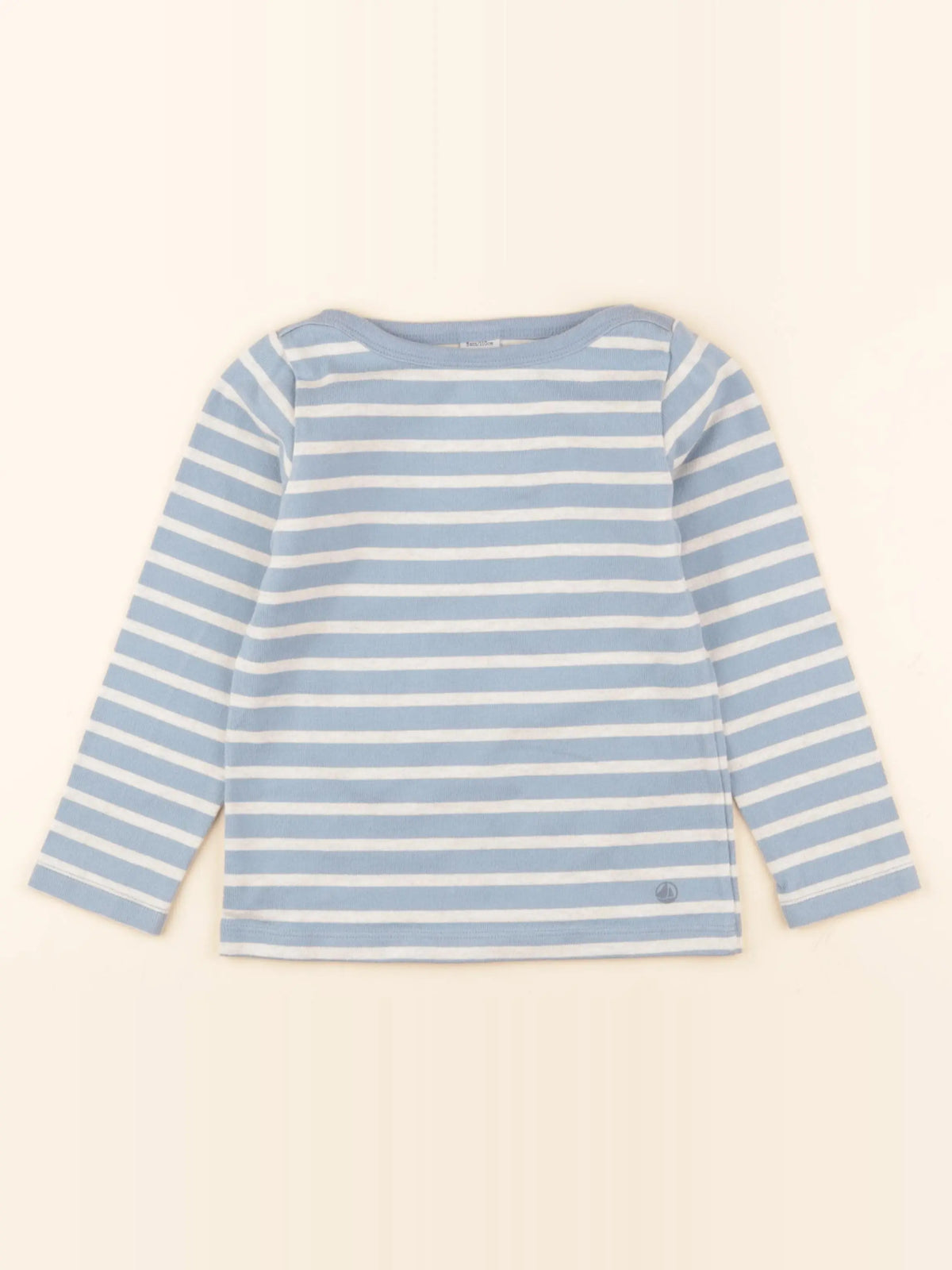 Tee-shirt bleu, blanc