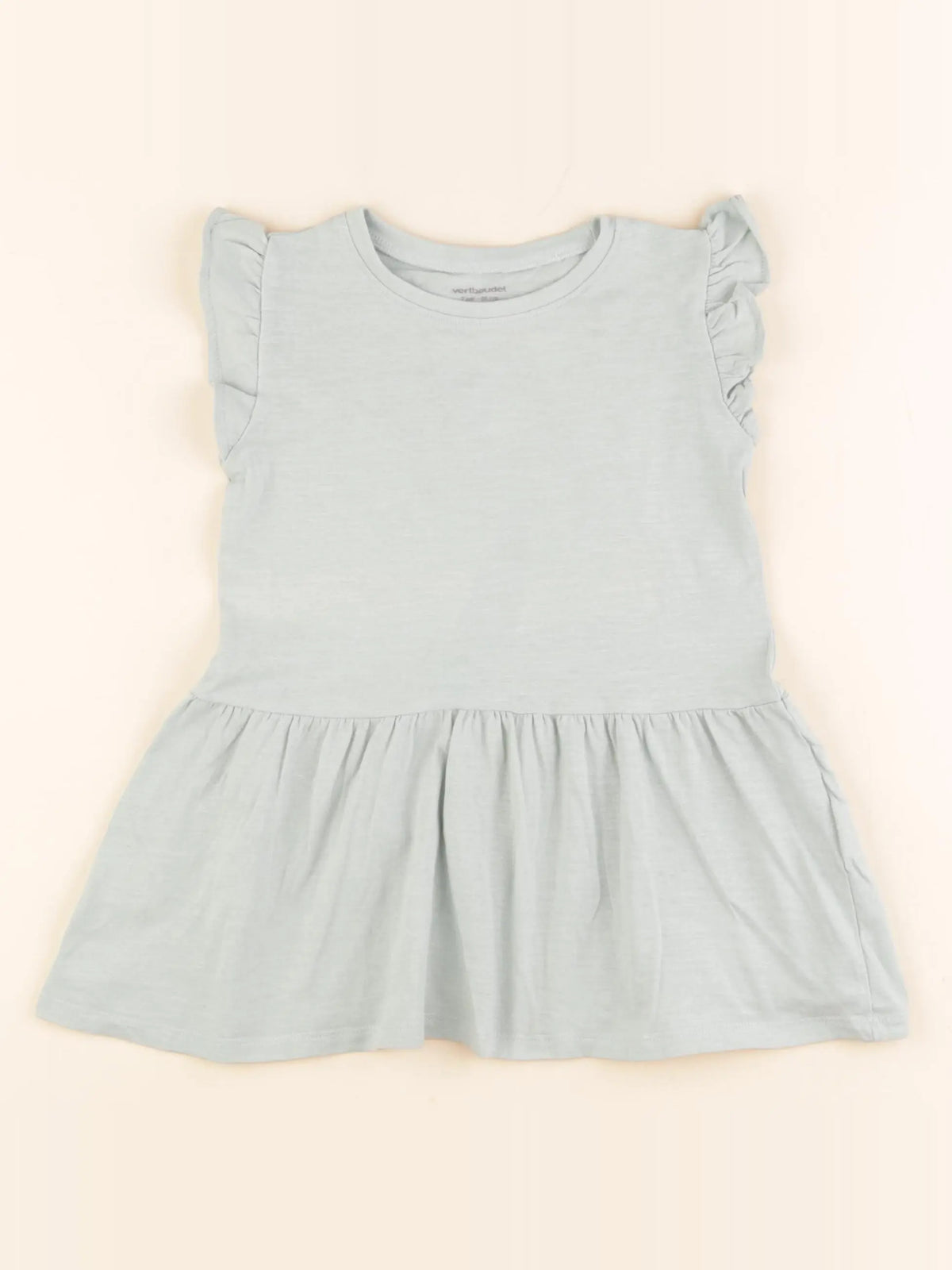 Vertbaudet - robe vert - 2 ans