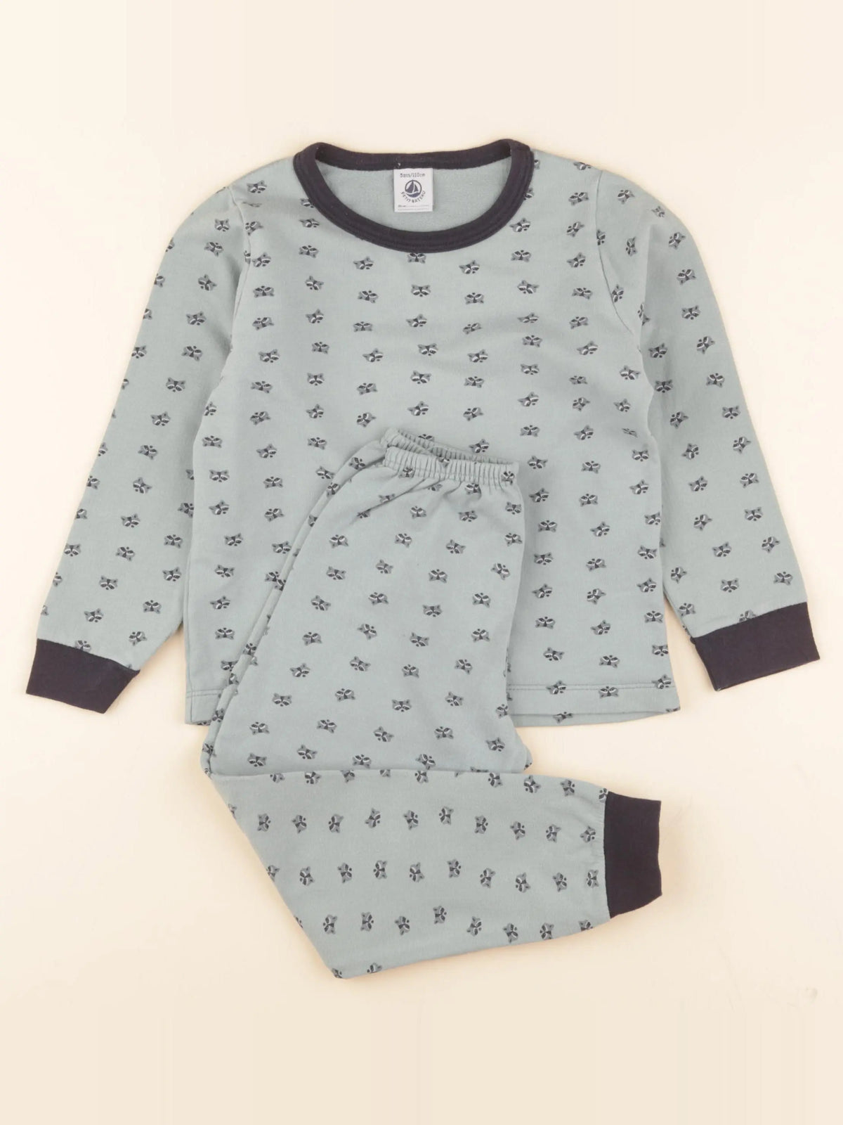 Pyjama coton vert