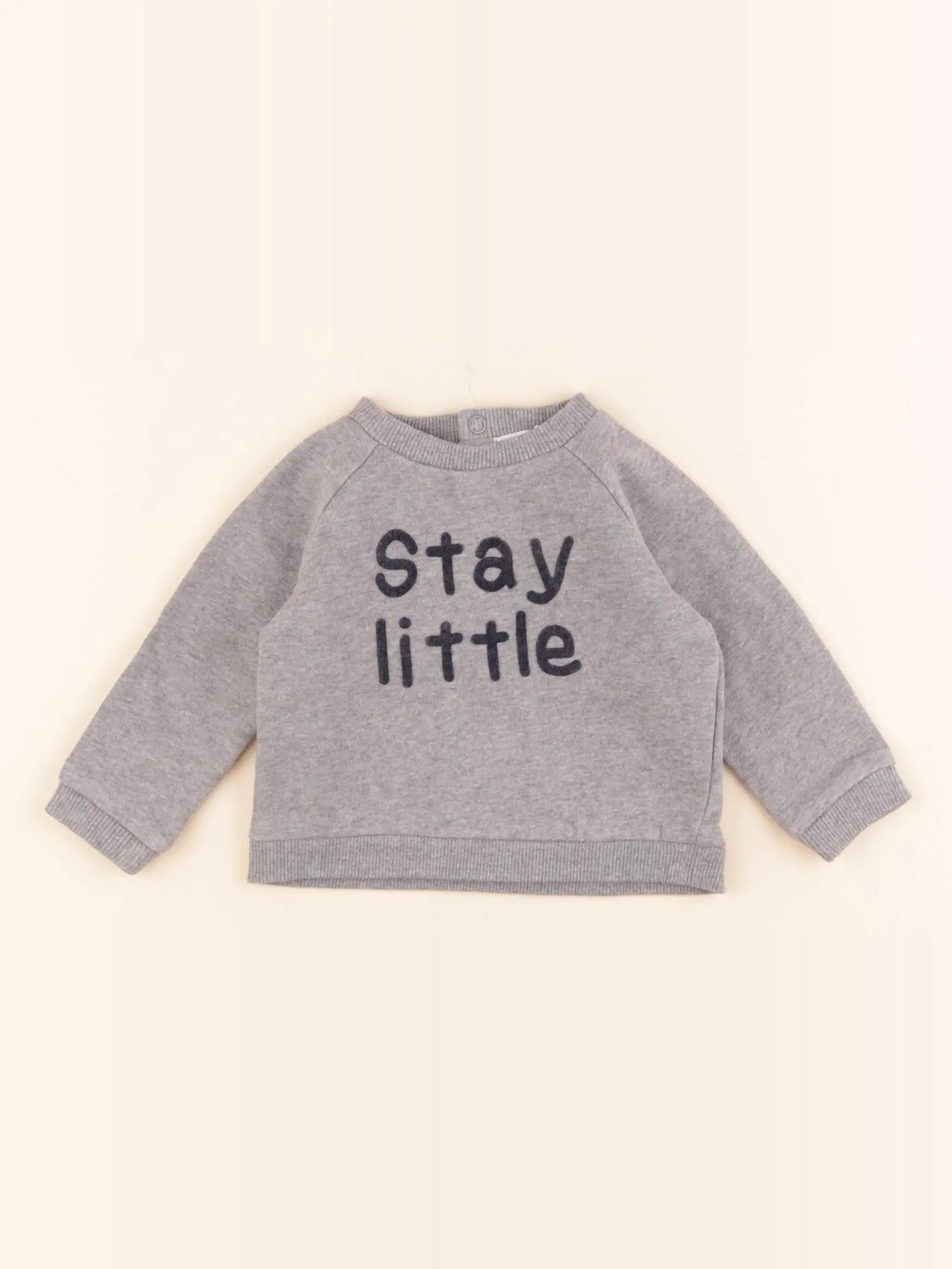 Boutchou - sweat gris - 6 mois