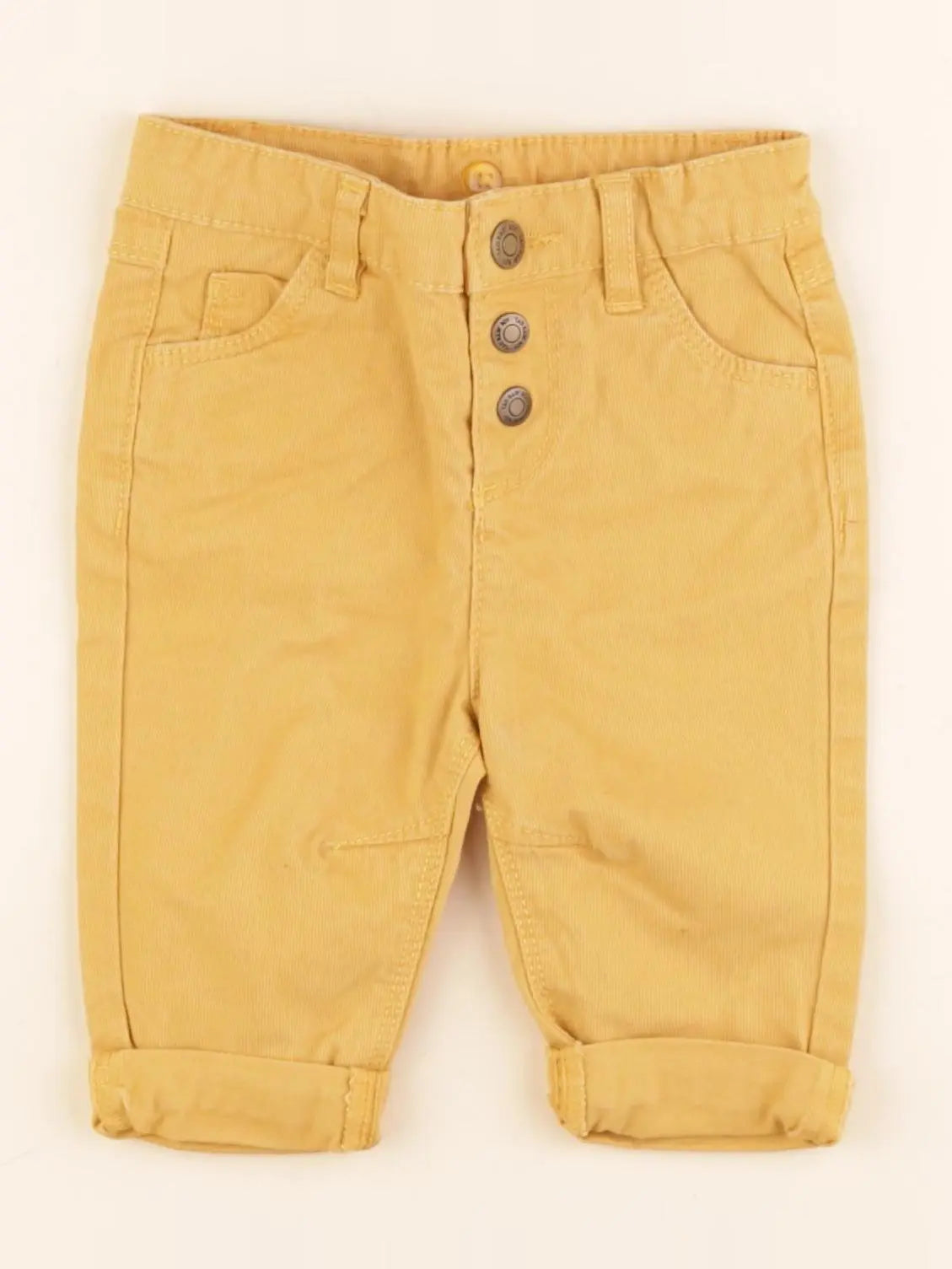 Tape à l'oeil - pantalon jaune - 6 mois