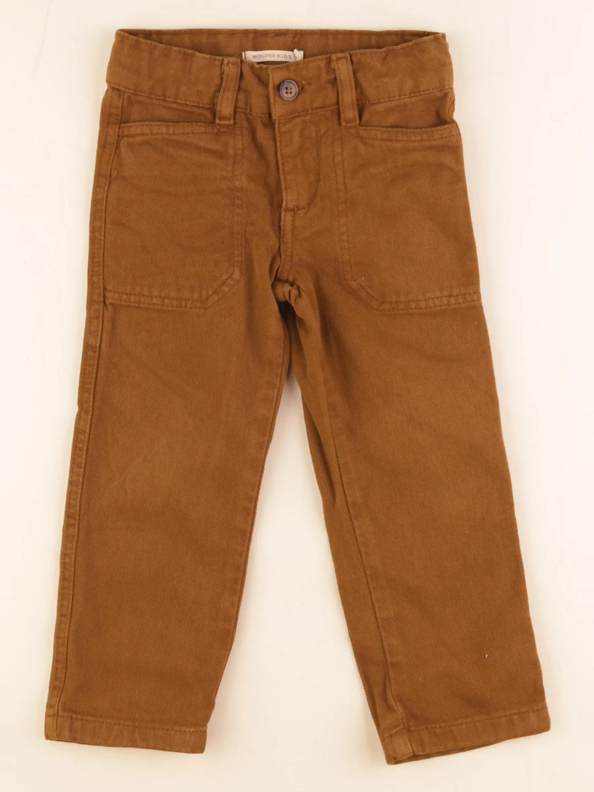 Monoprix - pantalon marron - 3 ans