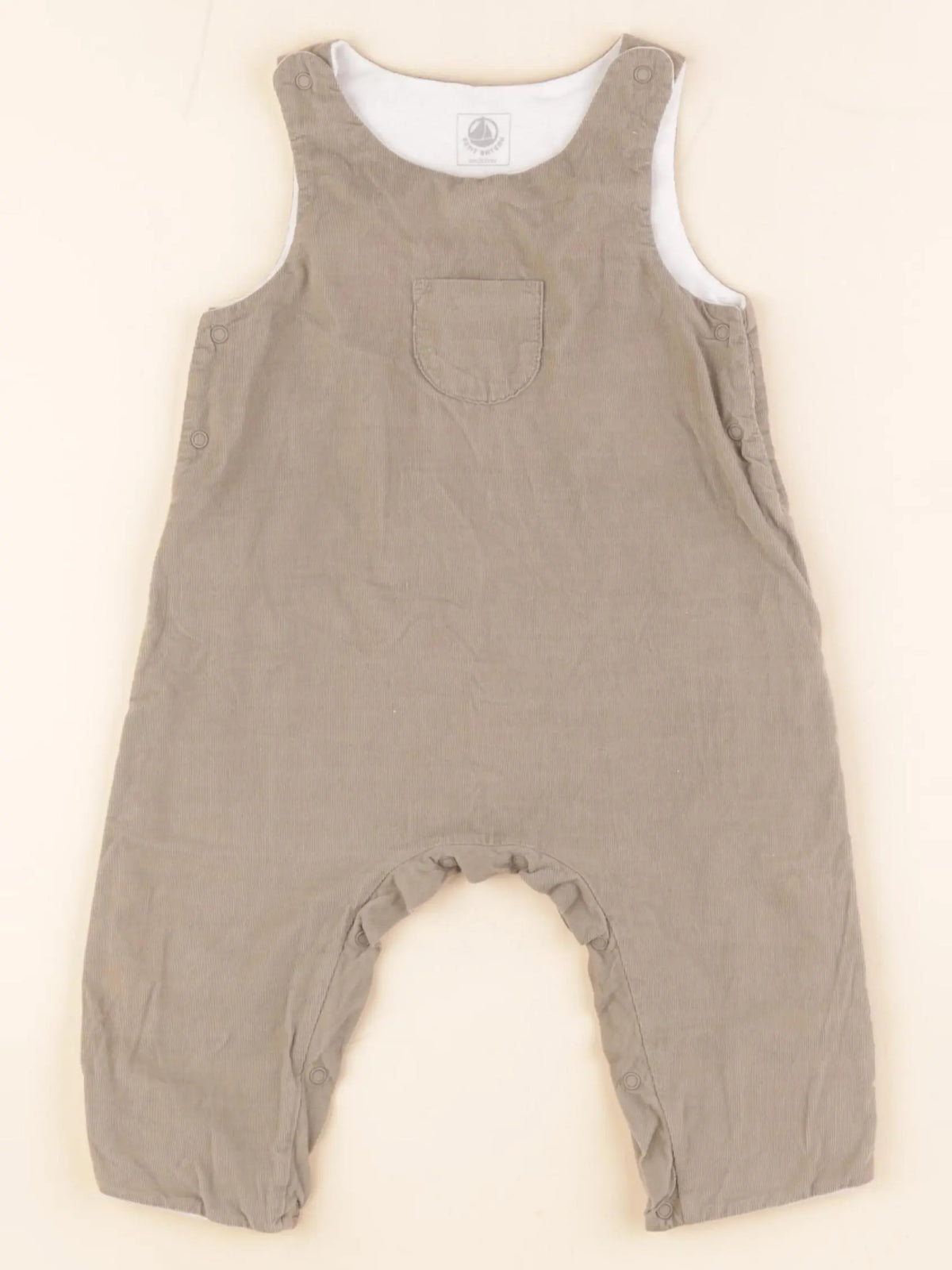 Petit Bateau - combinaison vert - 6 mois