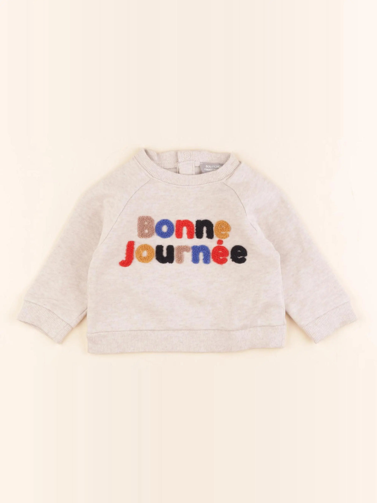 Boutchou - sweat beige - 9 mois