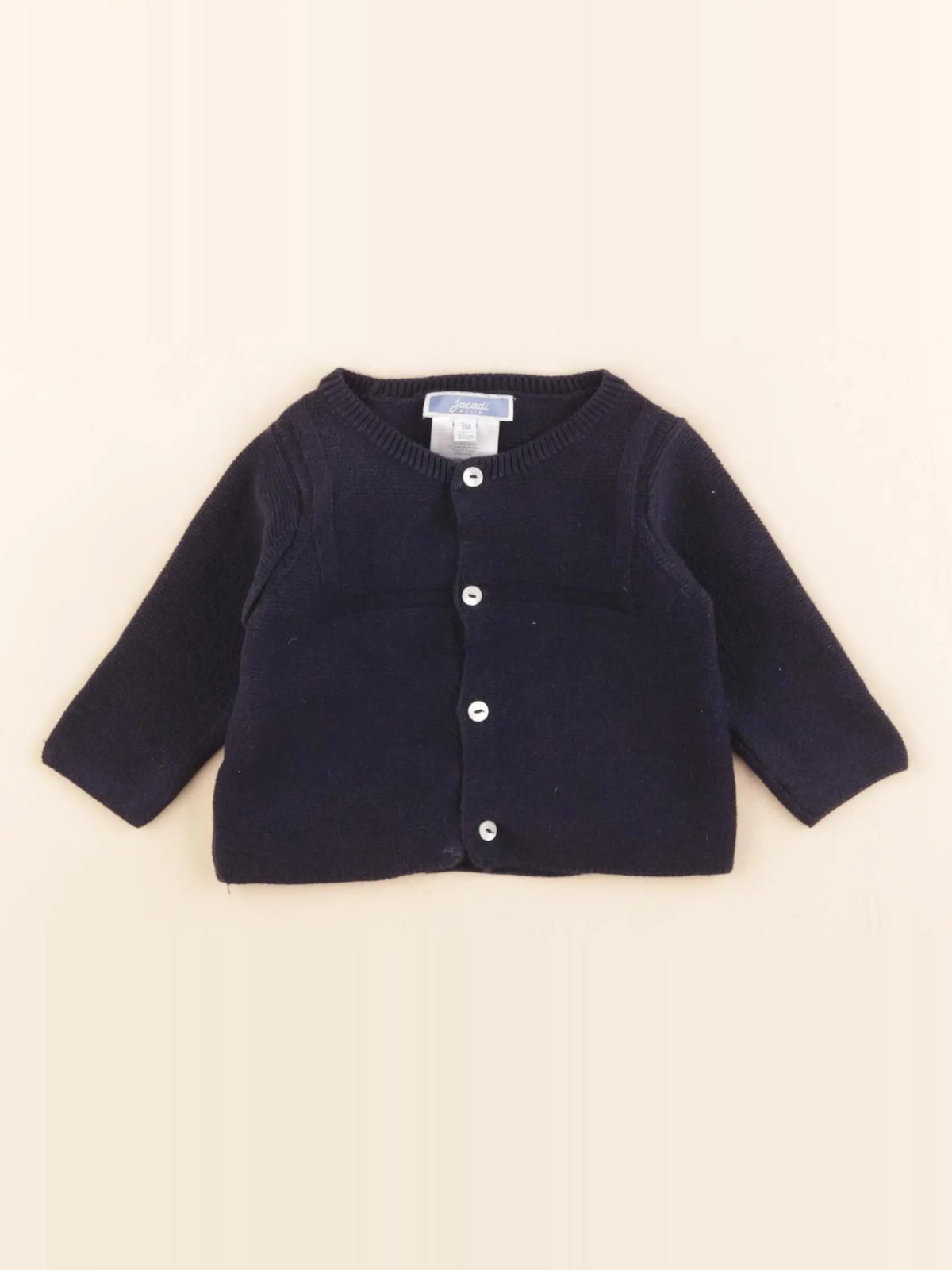 Jacadi - gilet bleu - 3 mois