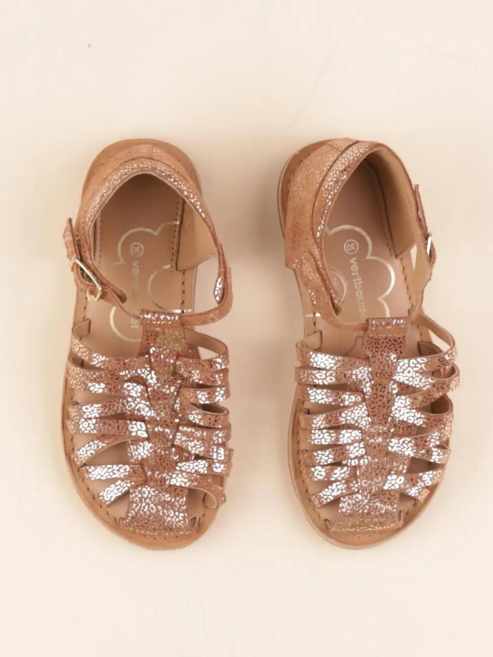 Vertbaudet - sandales marron - pointure 30
