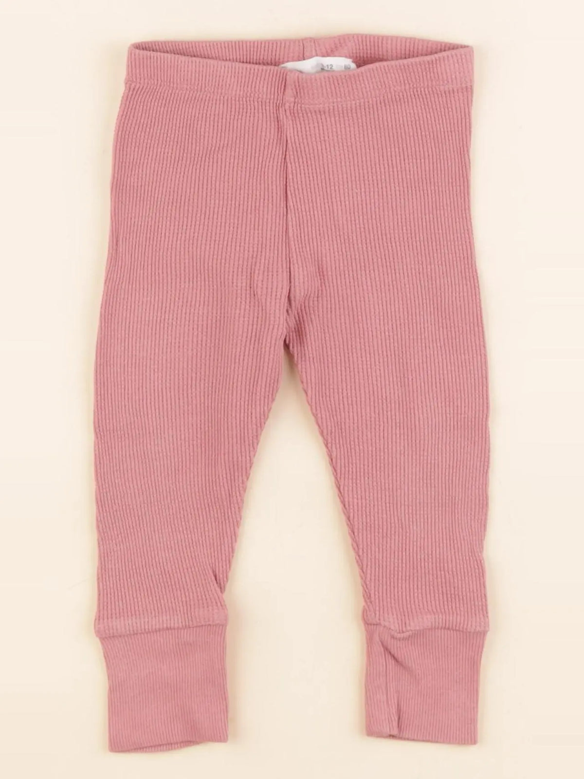 Zara - legging rose - 9/12 mois