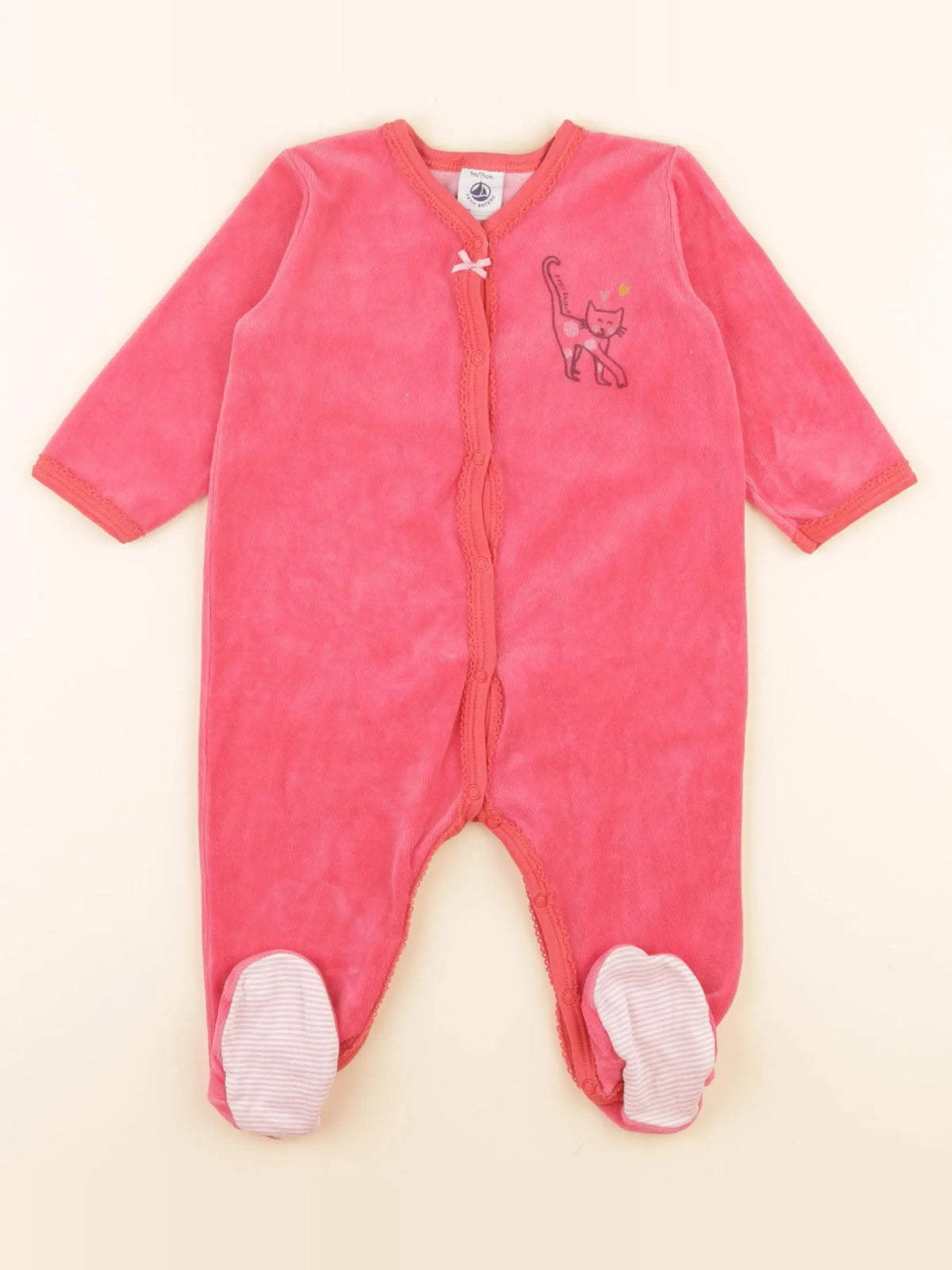Pyjama velours rose