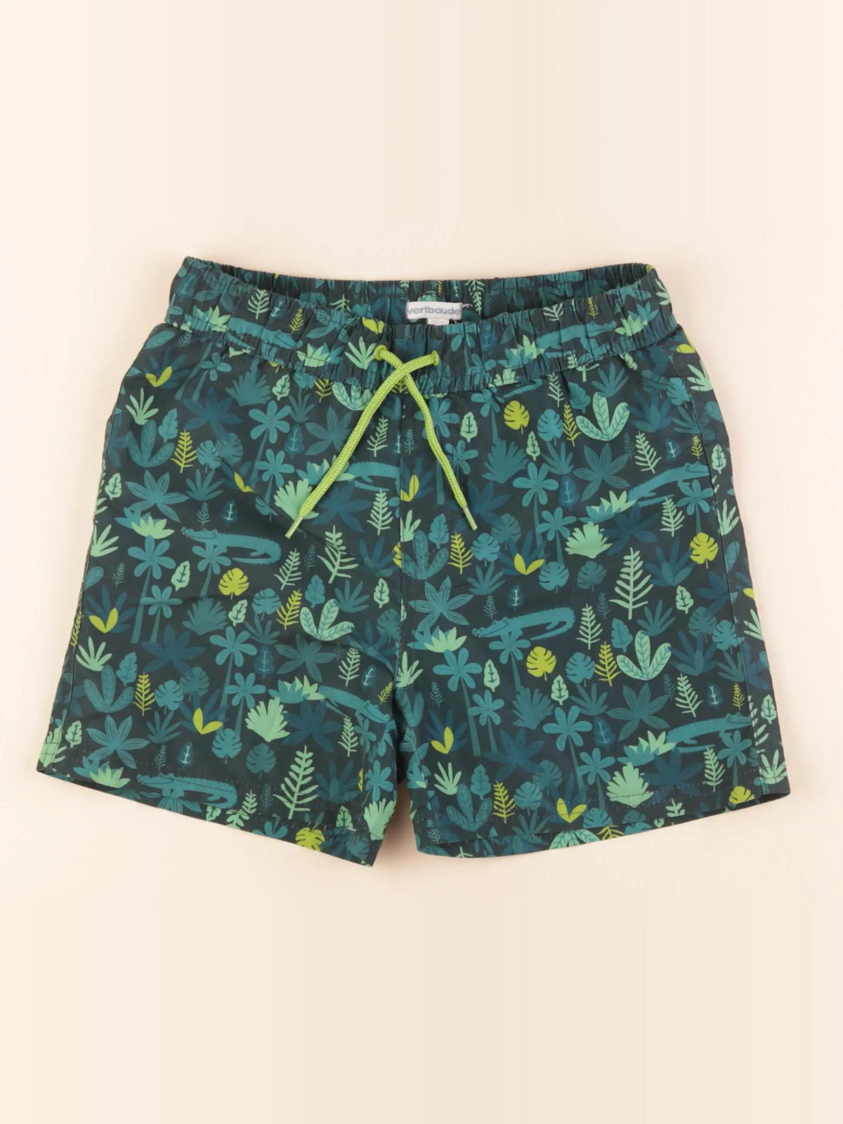 Vertbaudet - maillot de bain vert - 10 ans