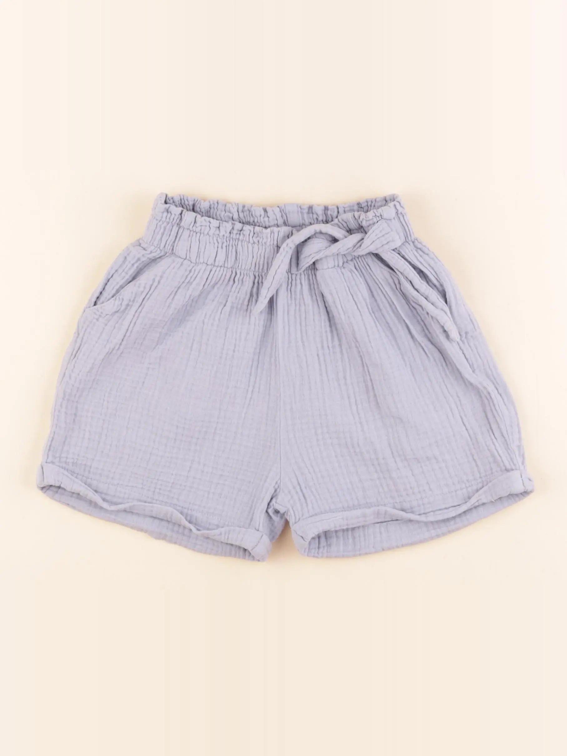 Vertbaudet - short bleu - 7 ans