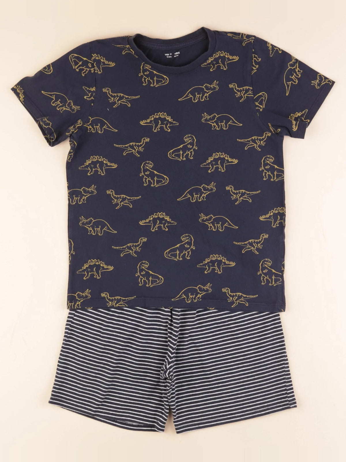Vertbaudet - pyjama coton bleu - 10 ans