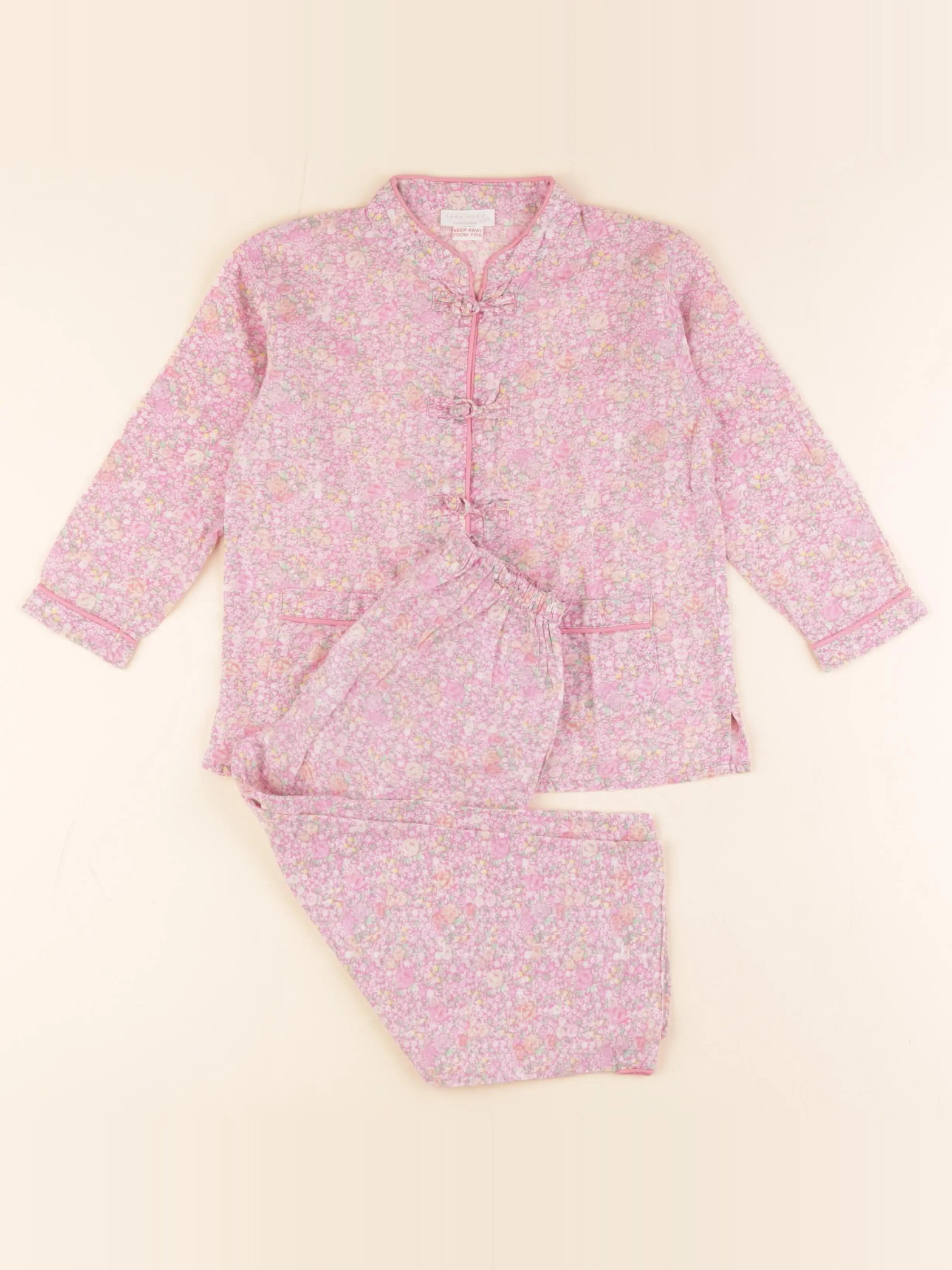 Zara - pyjama coton rose - 2/3 ans