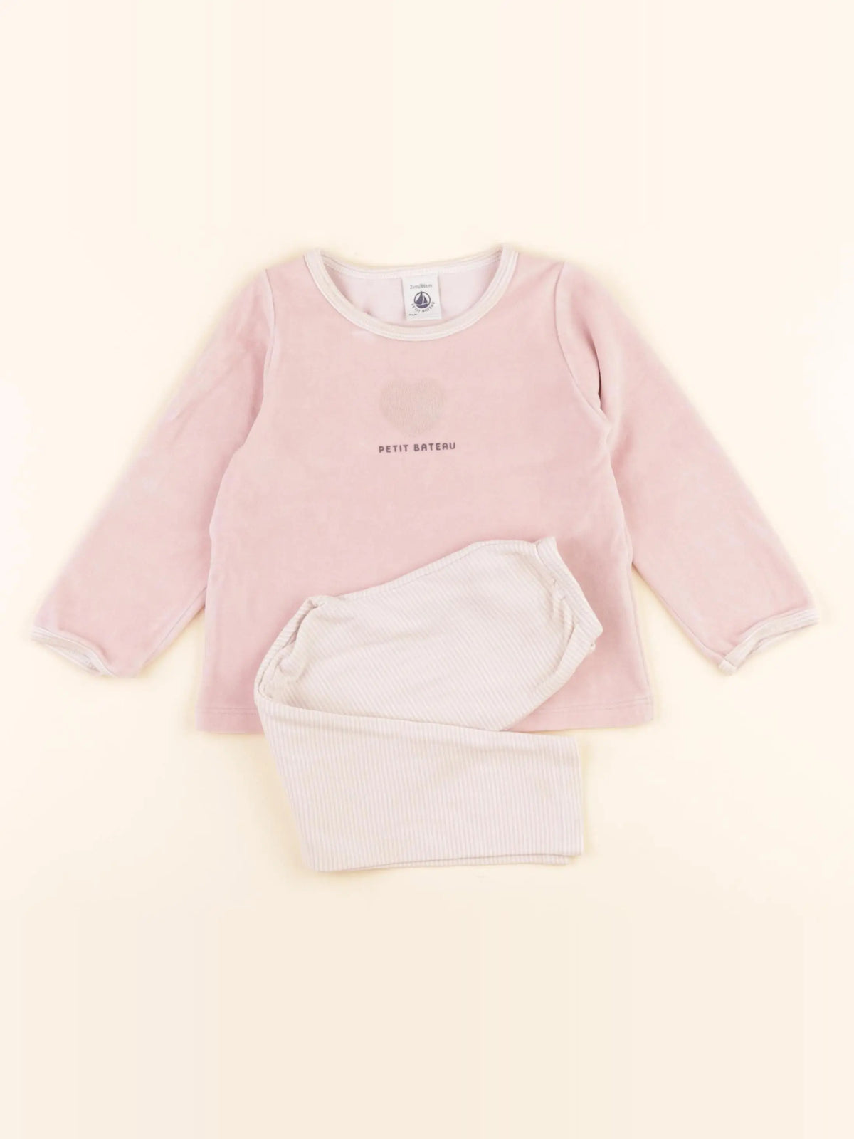 Pyjama velours rose