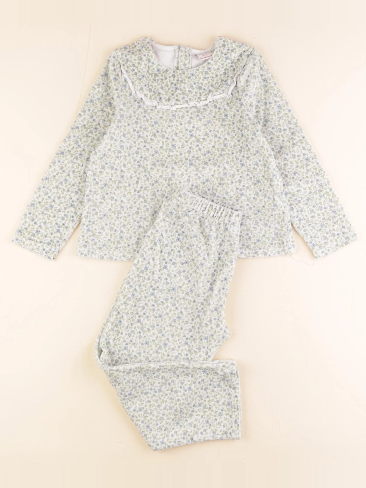 Cyrillus - pyjama velours vert - 6 ans