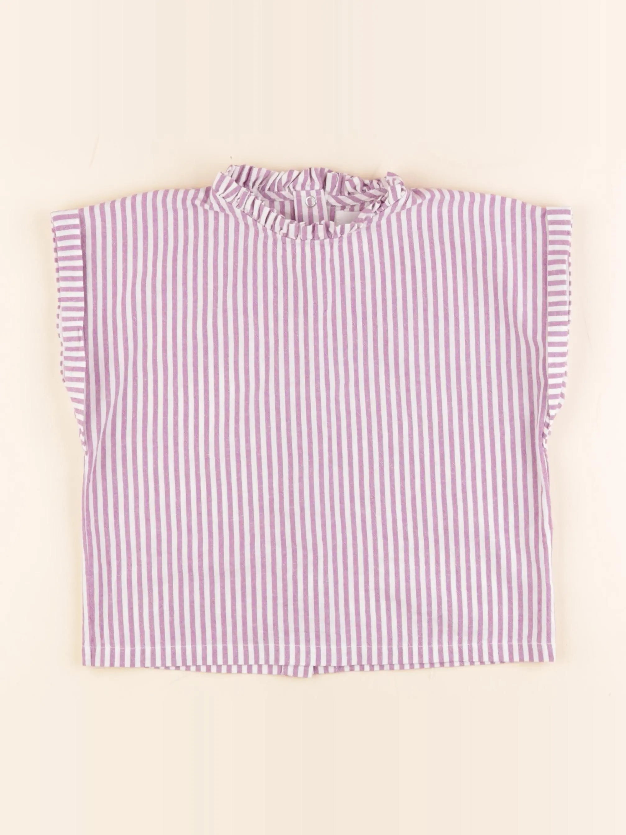 Apaches Collections - blouse violet - 6 ans