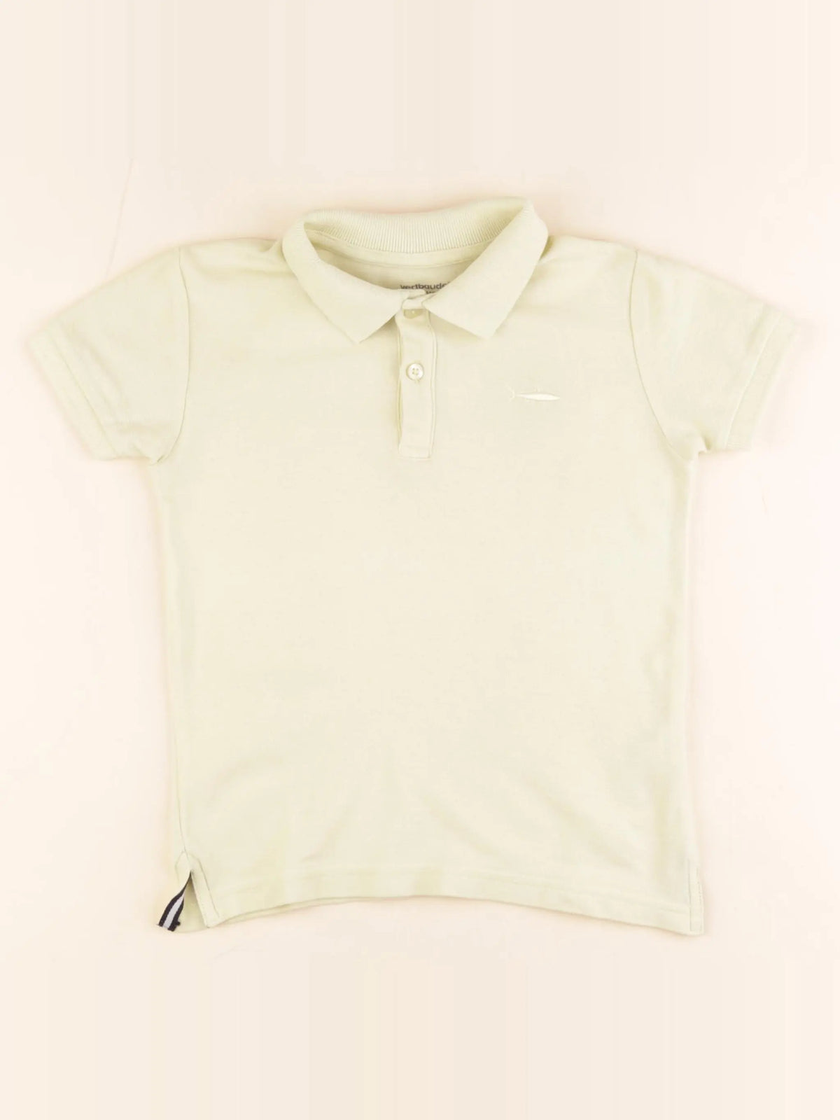 Vertbaudet - polo jaune - 5 ans