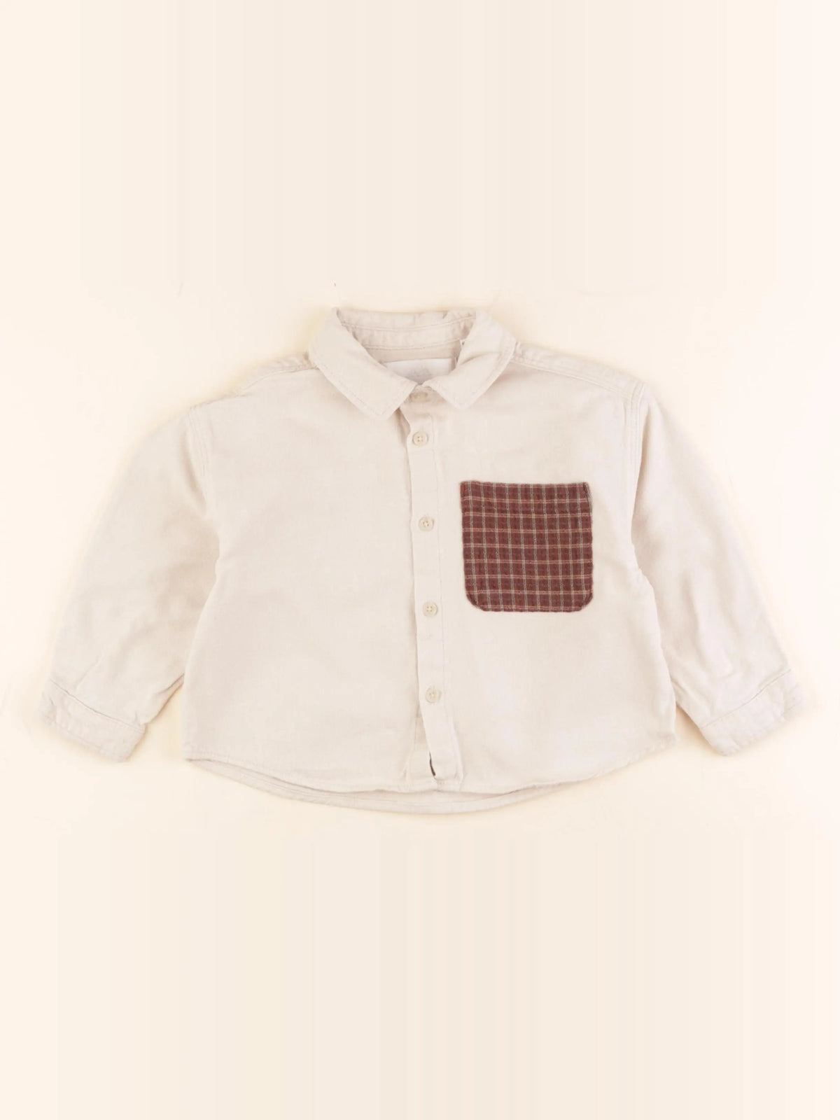 Zara - chemise beige - 2 ans