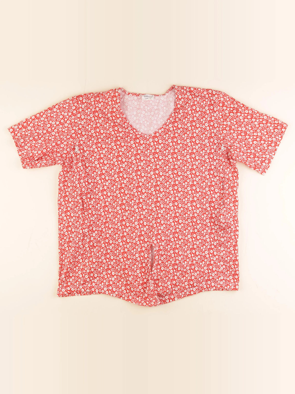 Tajine banane - blouse allaitement, grossesse rouge - m