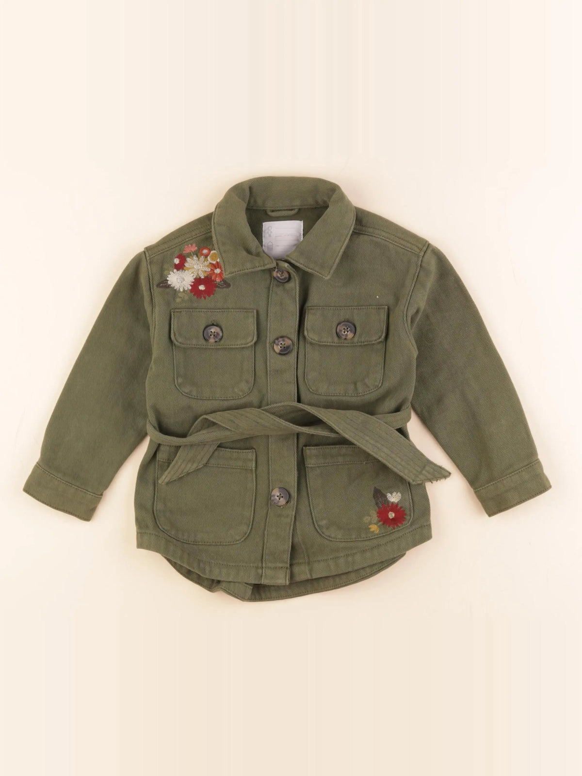 Vertbaudet - veste vert - 3 ans